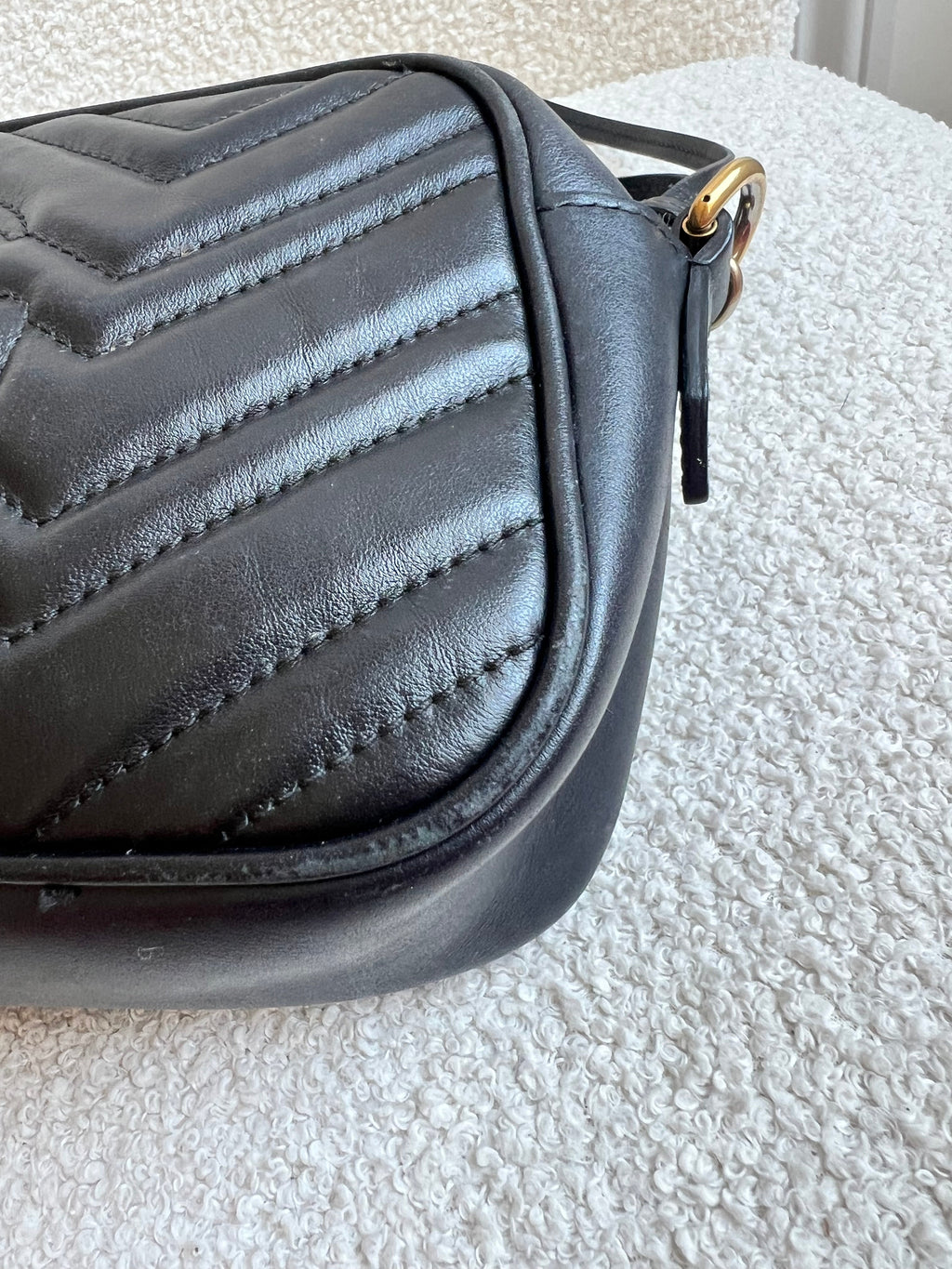 Gucci GG Black Marmont Small Shoulder Bag (RRP £1440)