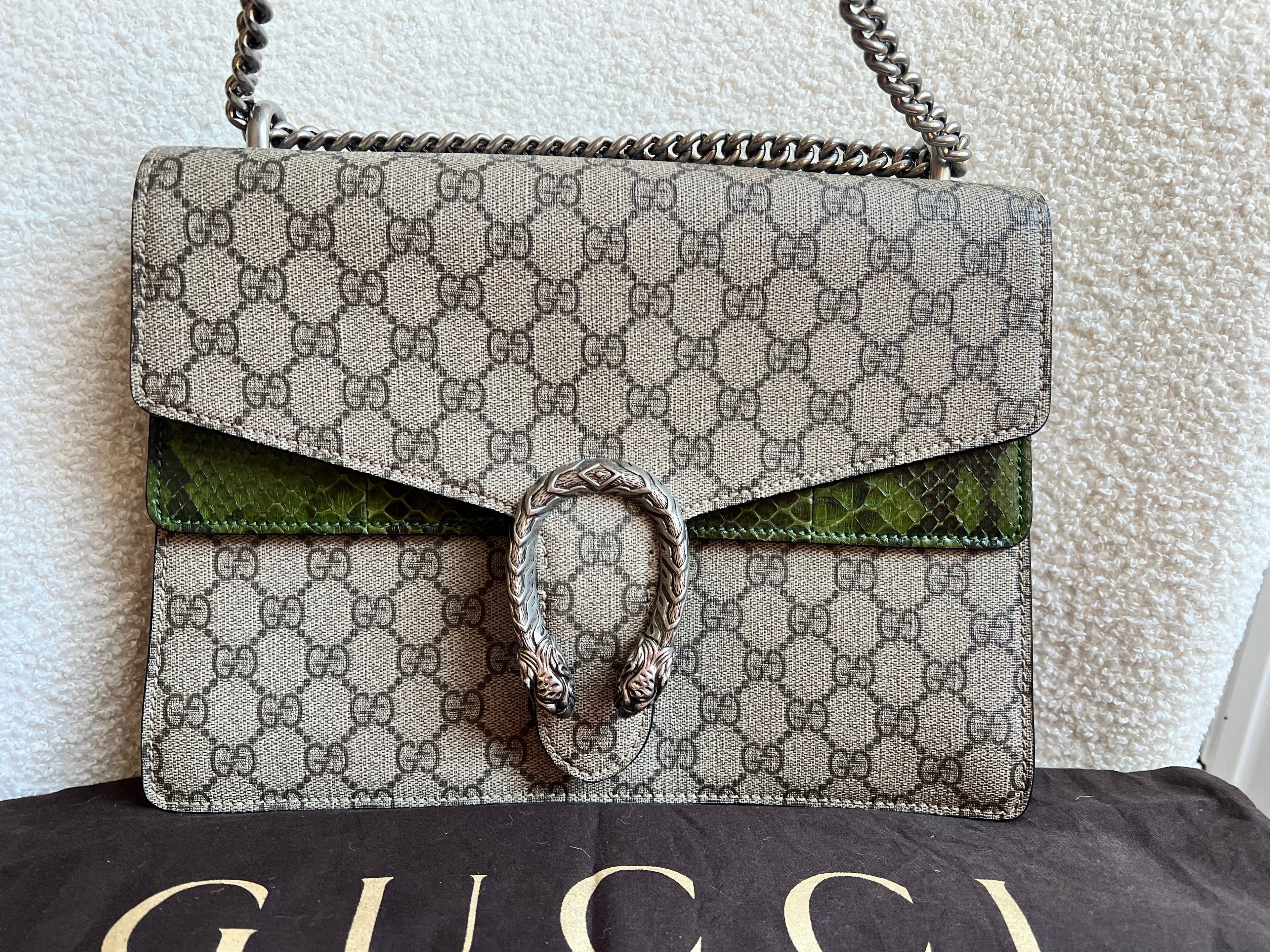 Gucci Dionysus GG Supreme Medium Shoulder Bag (RRP £2,450)