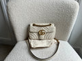 Gucci GG White Marmont Mini Shoulder Bag (RRP £1,890)