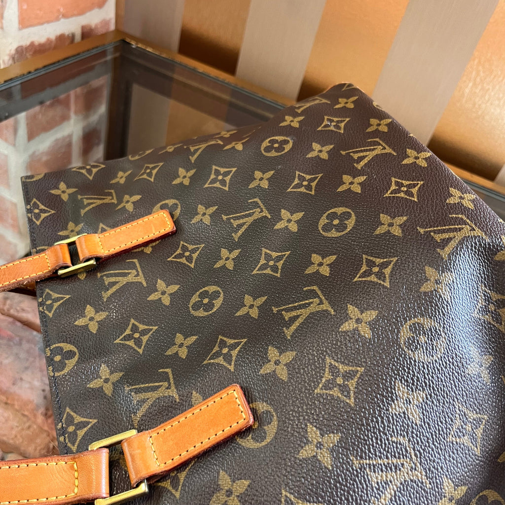 LOUIS VUITTON Piano Brown Monogram Canvas Tote Bag