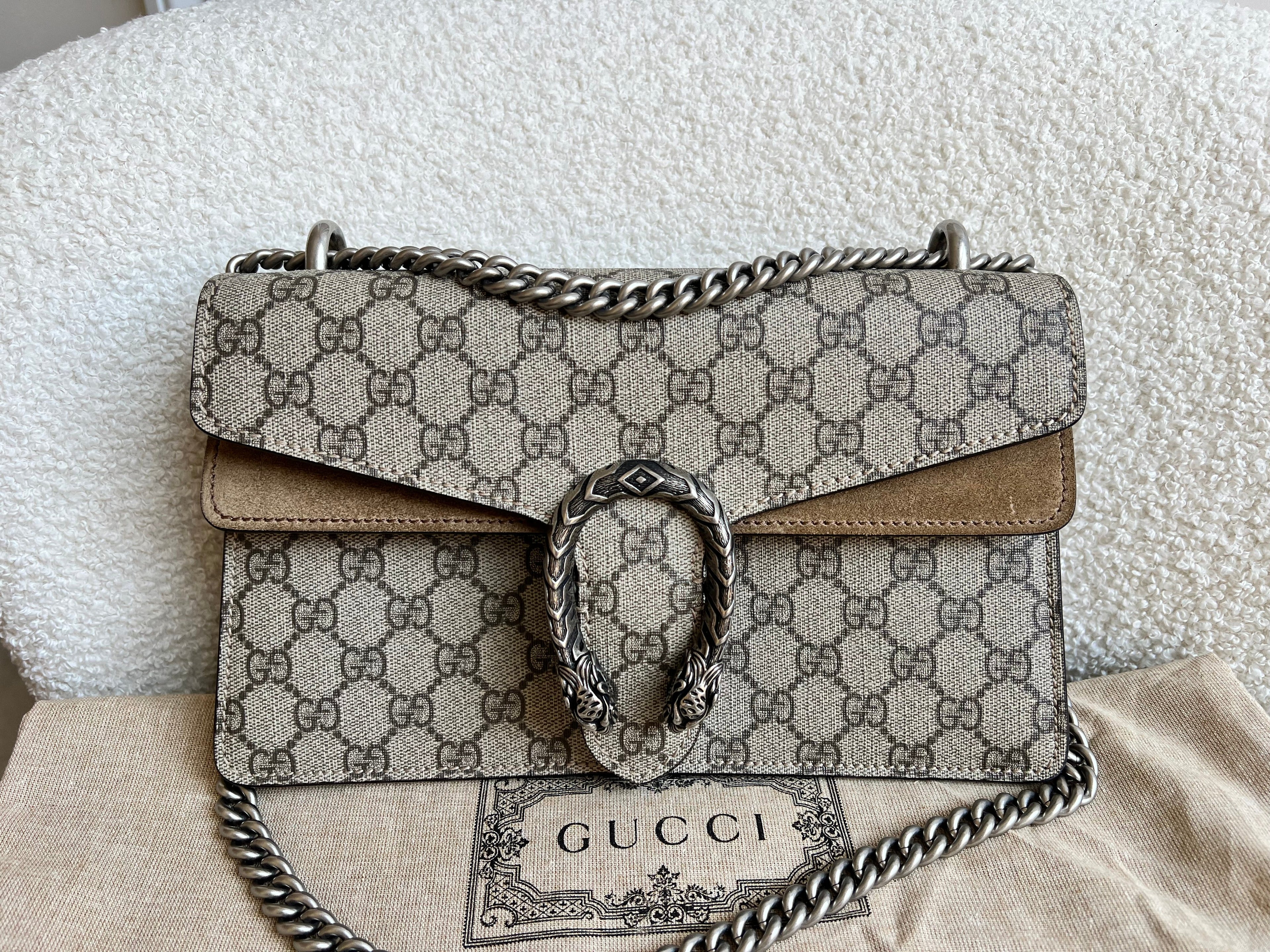 Gucci Dionysus GG Supreme Small Shoulder Bag (RRP £2,280)