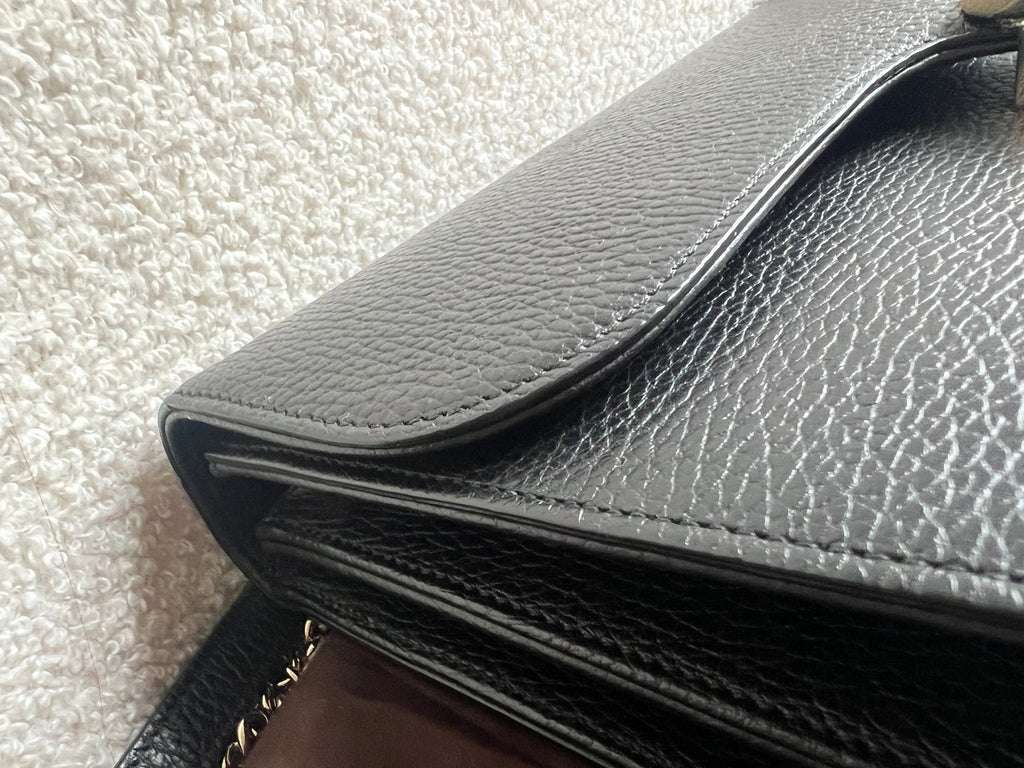 Gucci Interlocking GG Black Medium Shoulder Bag