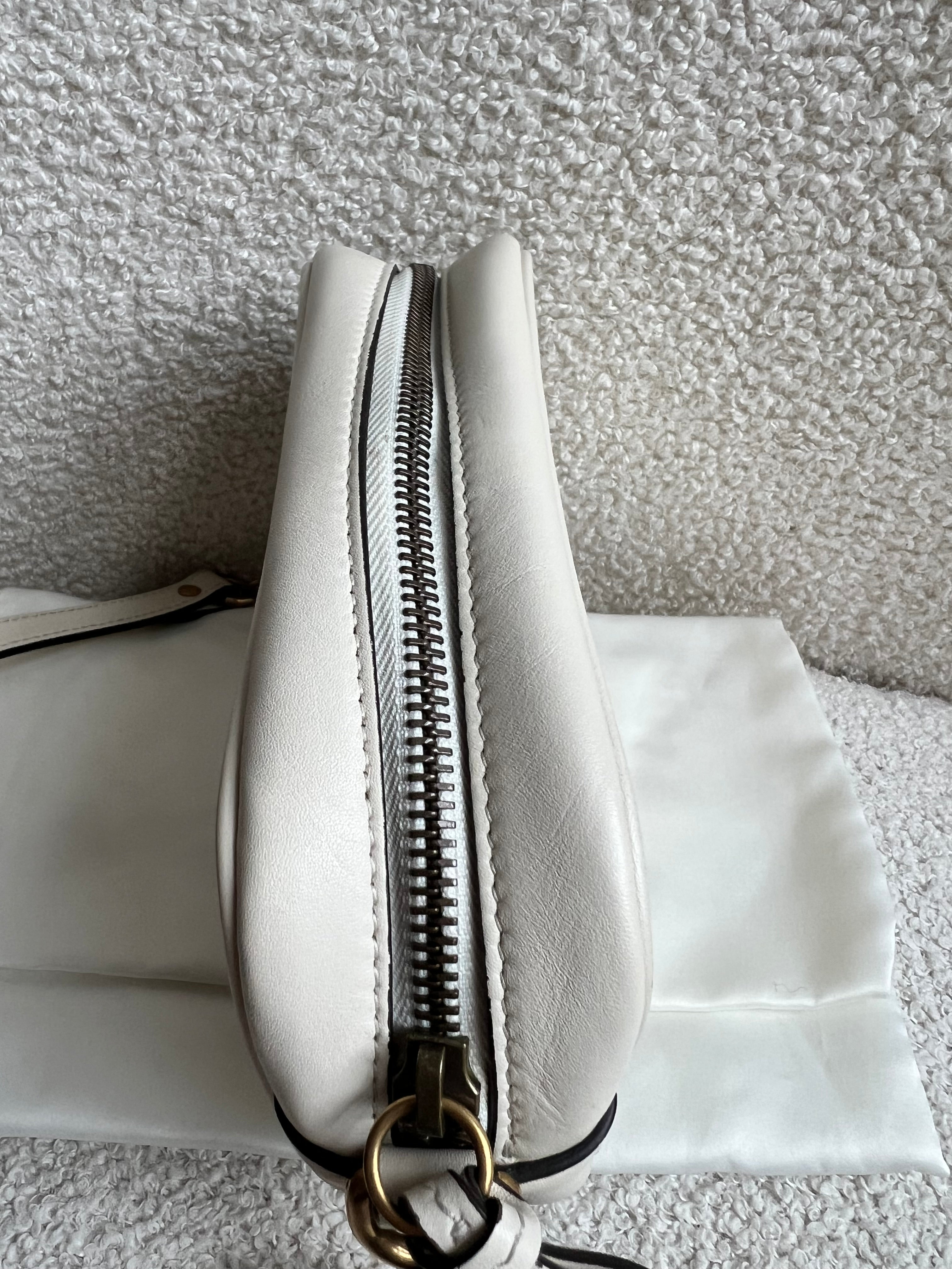 Gucci GG White Marmont Mini Shoulder Bag (RRP £1,360)