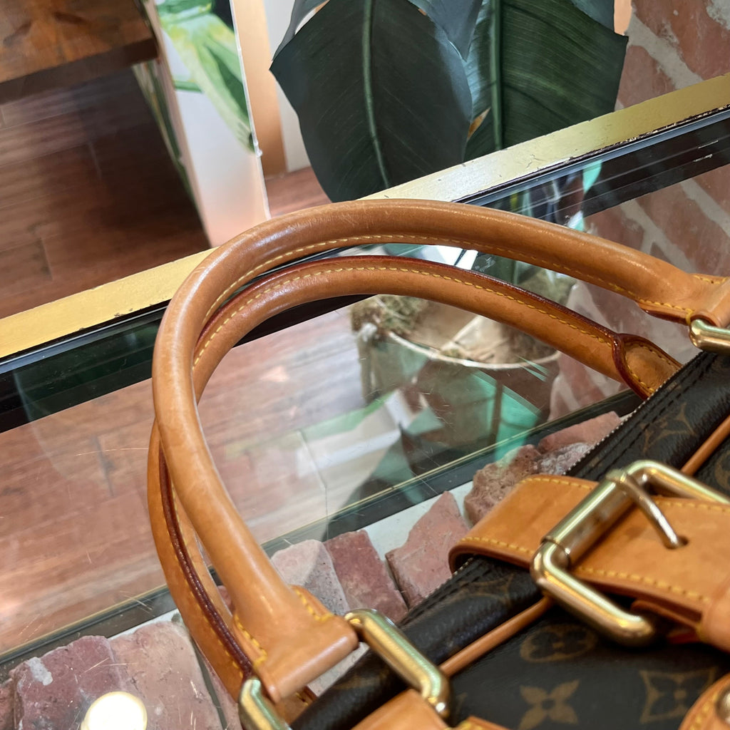 LOUIS VUITTON Manhattan GM Monogram Canvas Satchel Bag