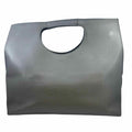 TOM FORD Grey Leather Solid Handbag