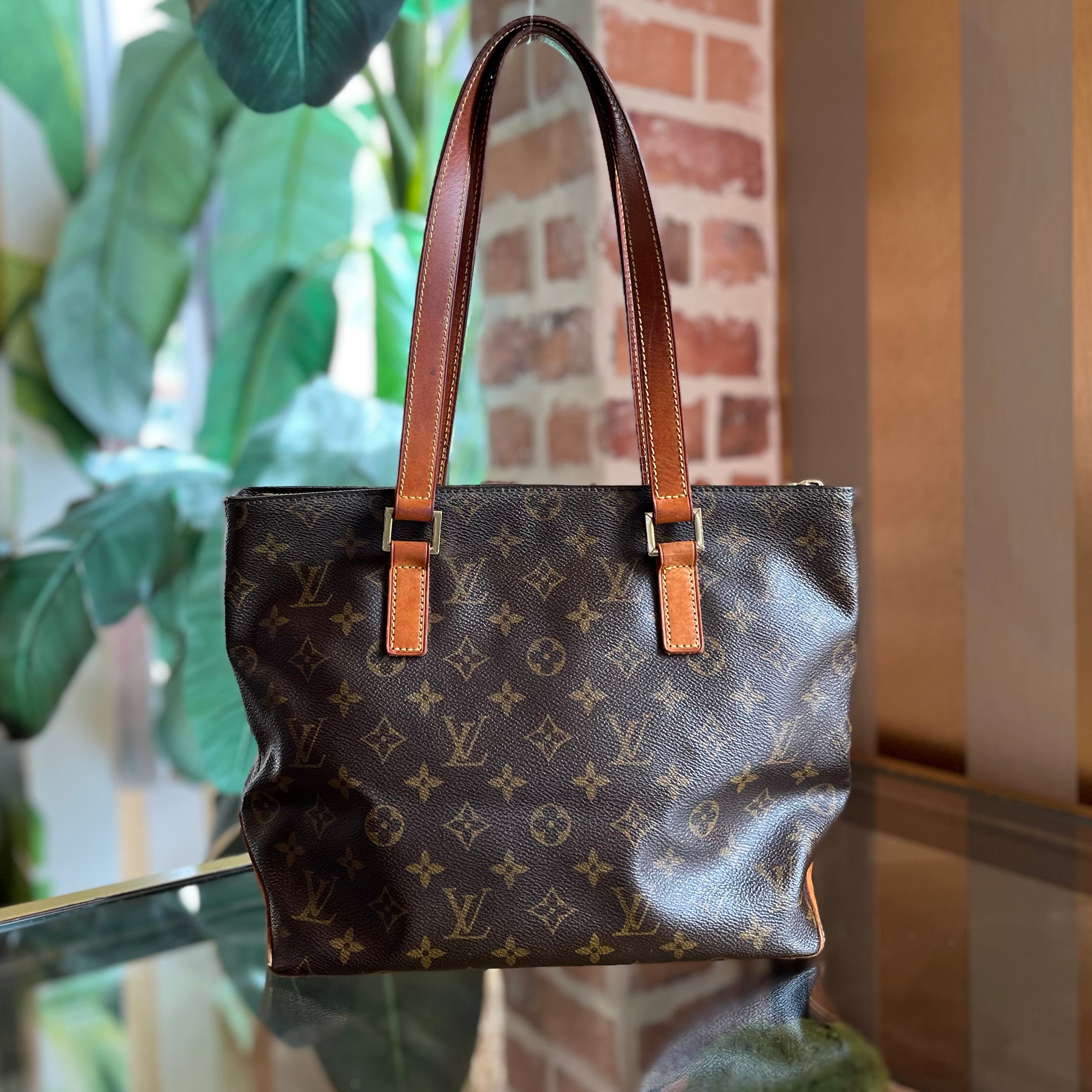 LOUIS VUITTON Piano MM Brown Monogram Canvas Tote