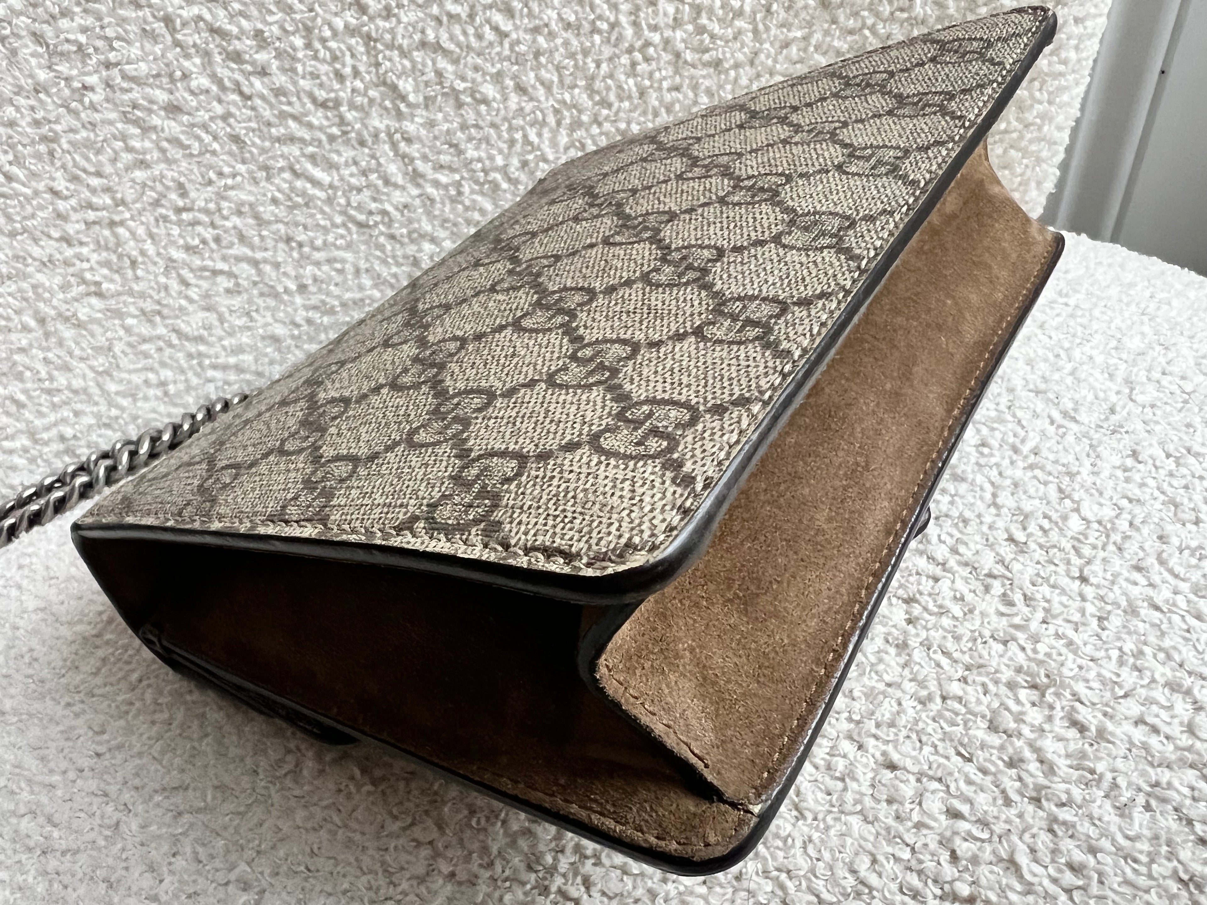 Gucci Dionysus GG Supreme Mini Shoulder Bag (RRP £1,890)