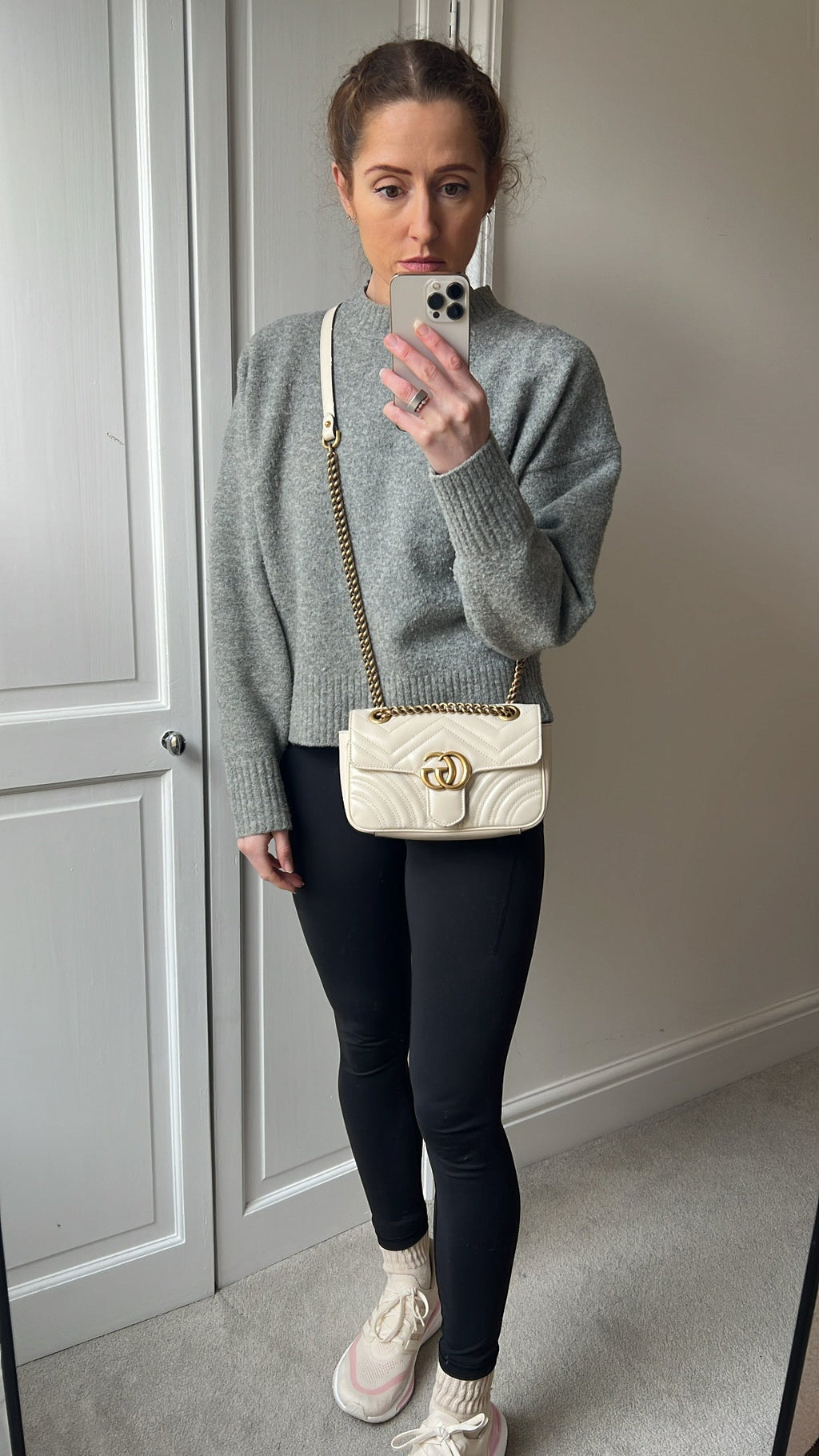 Gucci GG White Marmont Mini Shoulder Bag (RRP £1,890)