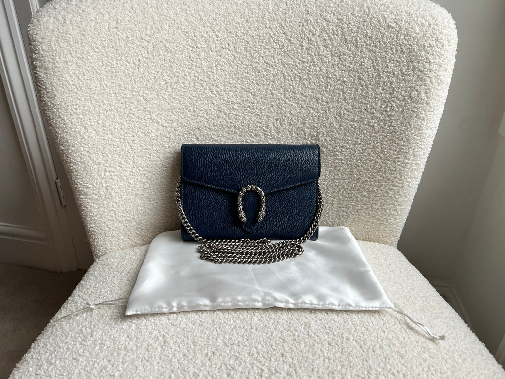 Gucci Dionysus Navy Mini Chain Bag (RRP £1340)
