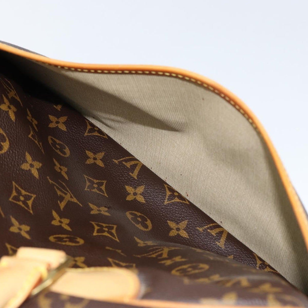 Louis Vuitton Deauville Handbag Monogram Canvas Brown Canvas Handbag (Pre-Owned)