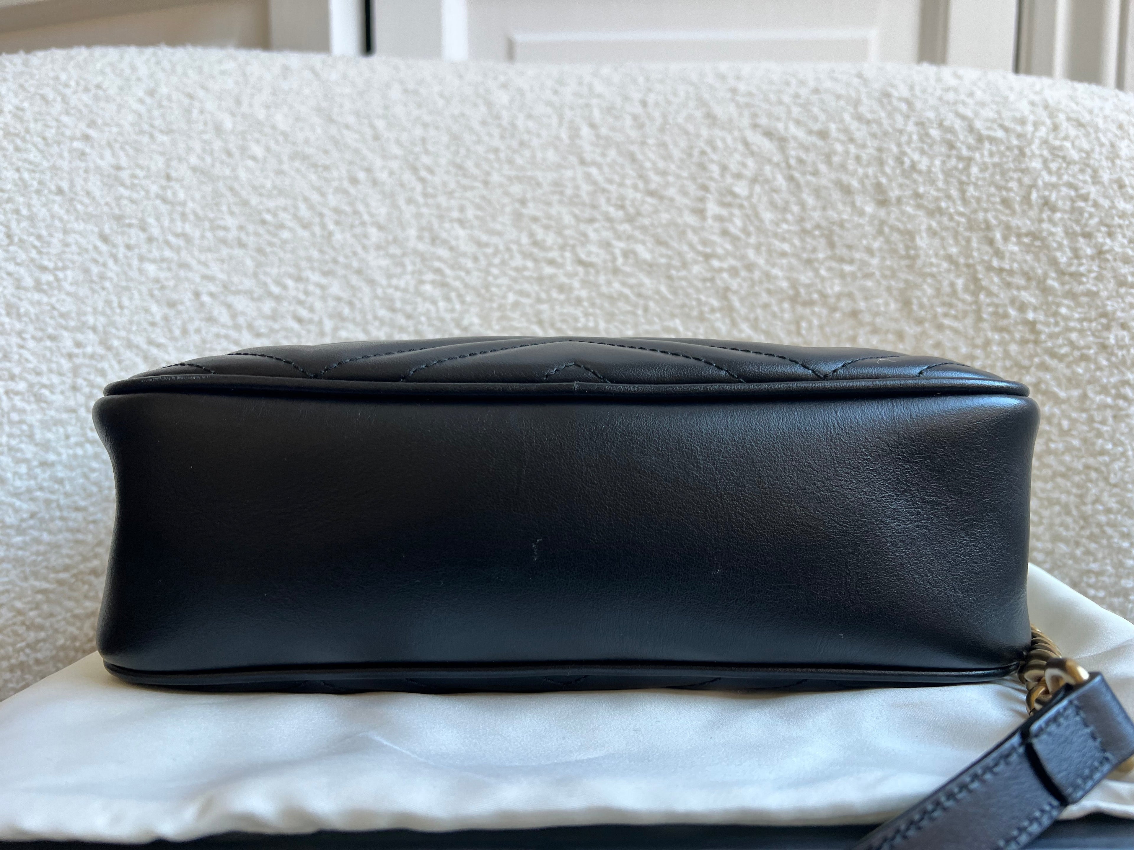 Gucci GG Black Marmont Small Shoulder Bag (RRP £1440)