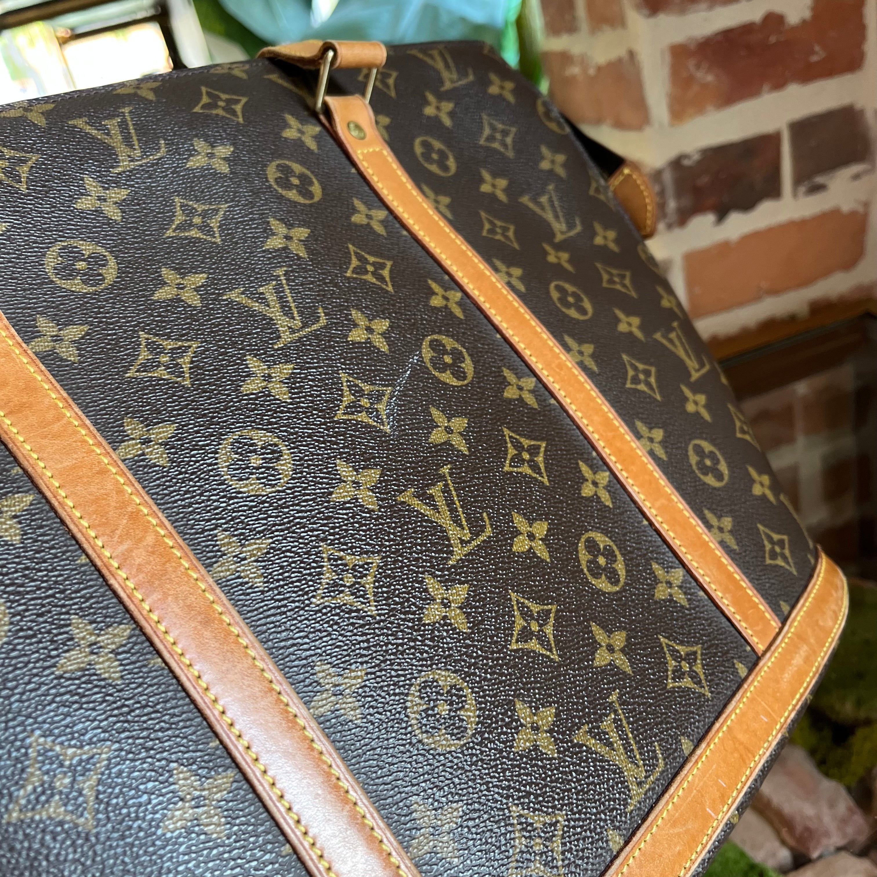LOUIS VUITTON Babylon Monogram Canvas Brown Tote Bag
