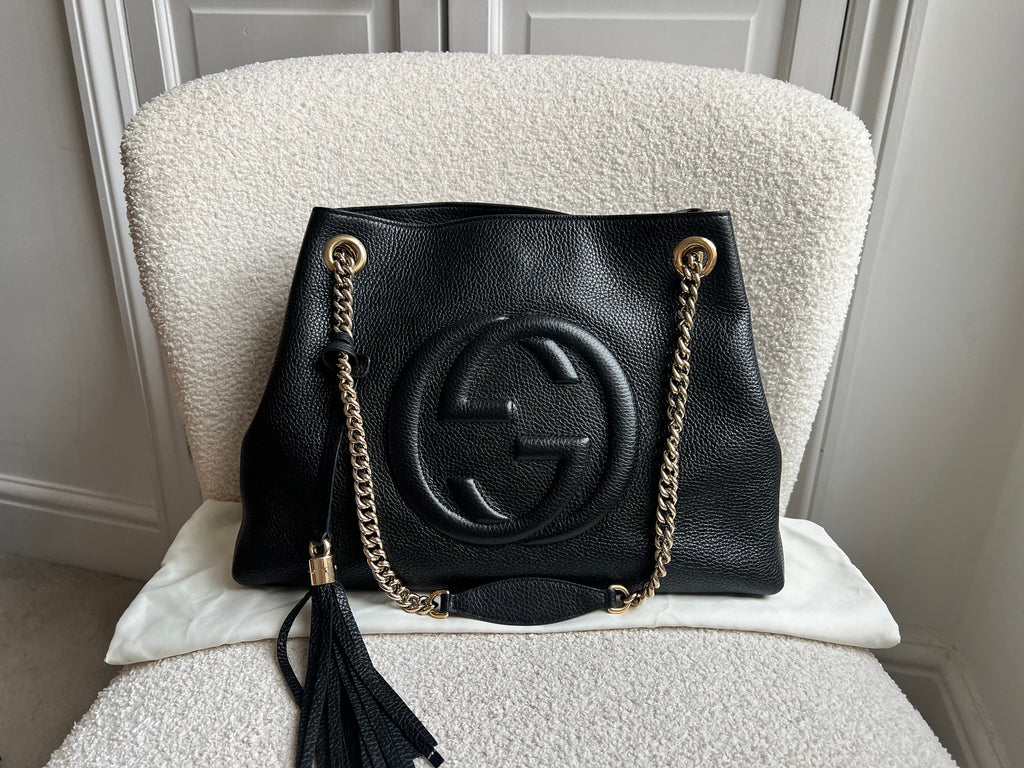 Gucci Black Soho Chain Tote (RRP £1350)