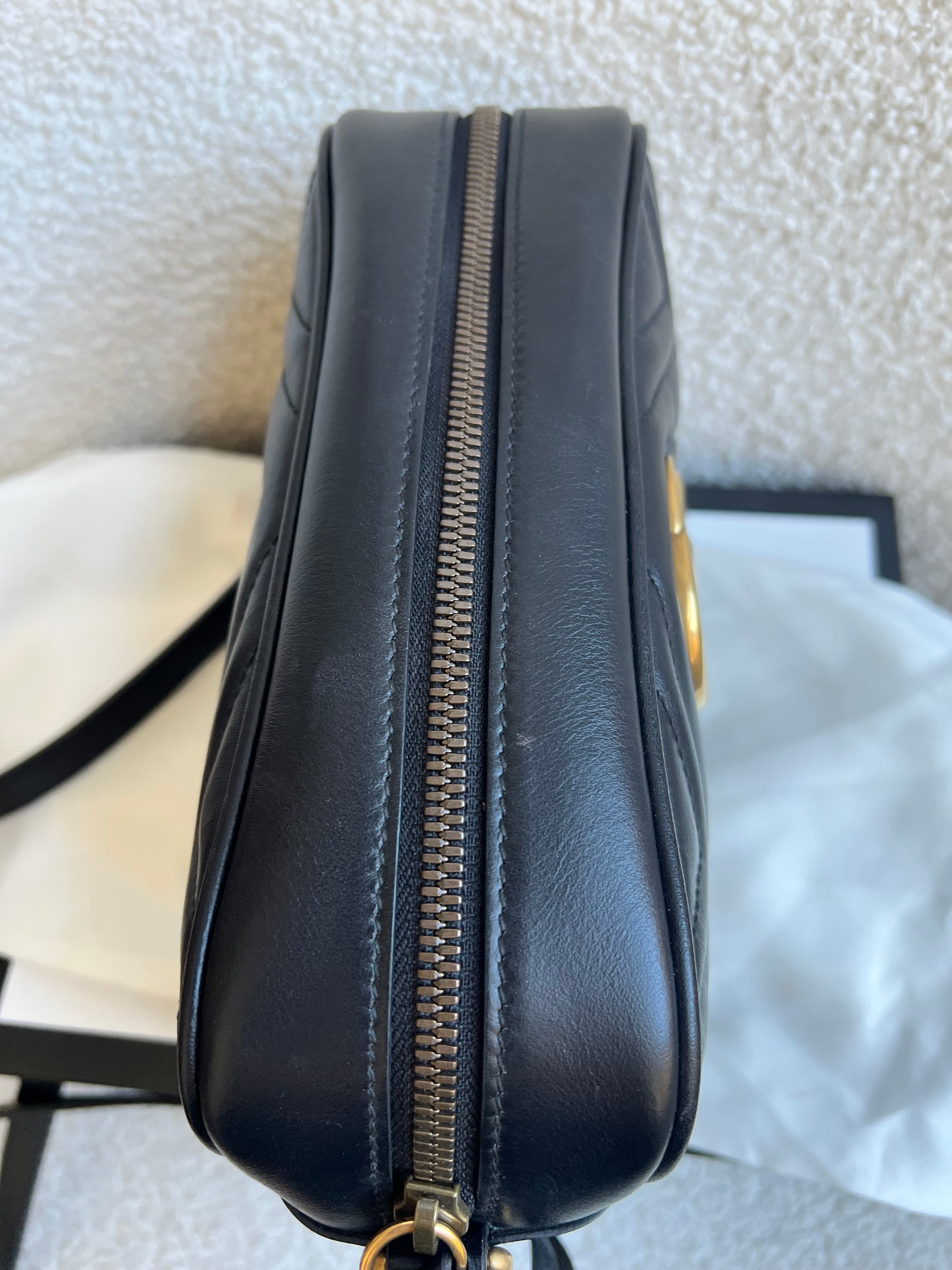 Gucci GG Black Marmont Small Shoulder Bag (RRP £1440)