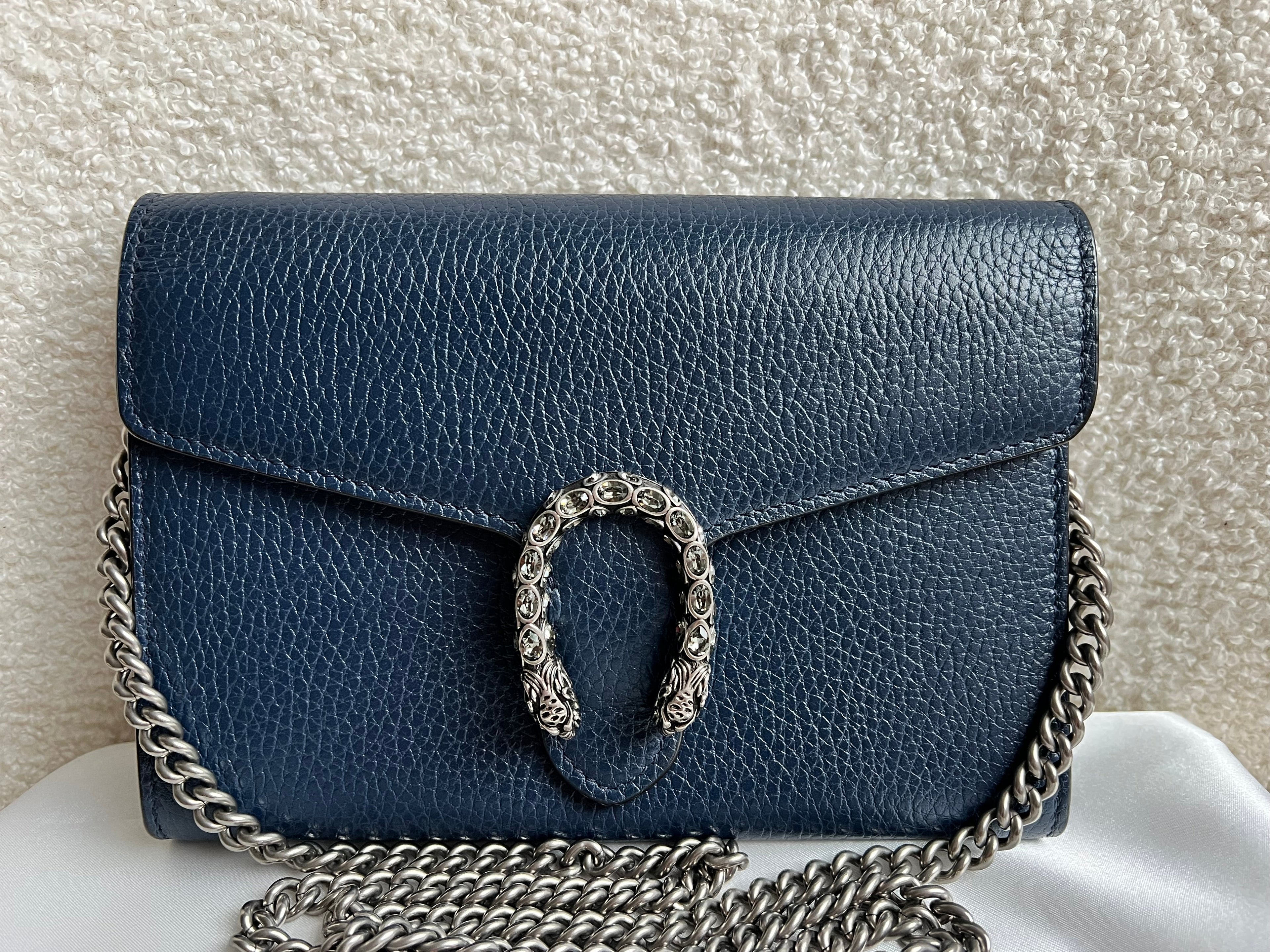 Gucci Dionysus Navy Mini Chain Bag (RRP £1340)