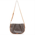 Louis Vuitton Menilmontant Handbag Monogram Canvas Brown Canvas Crossbody Bag Bag (Pre-Owned)