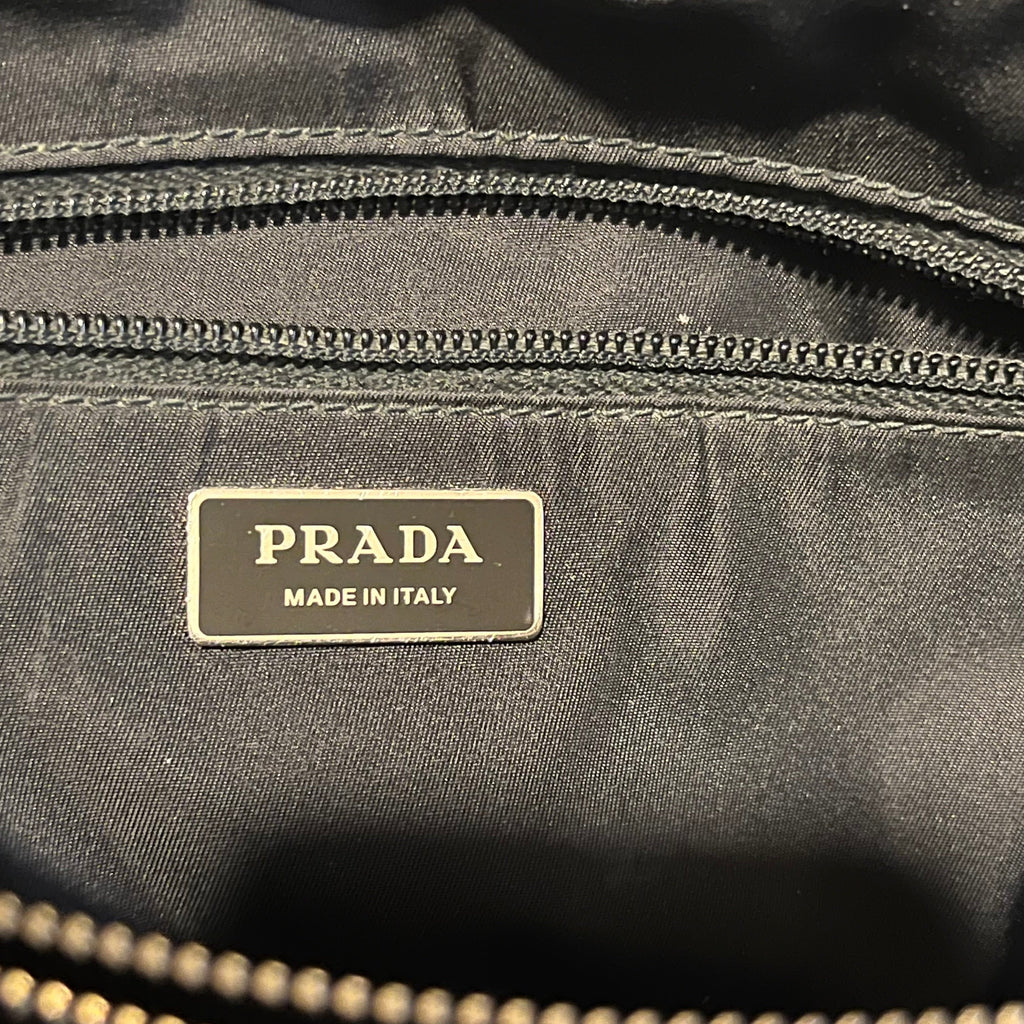 PRADA Black Nylon Tote Bag