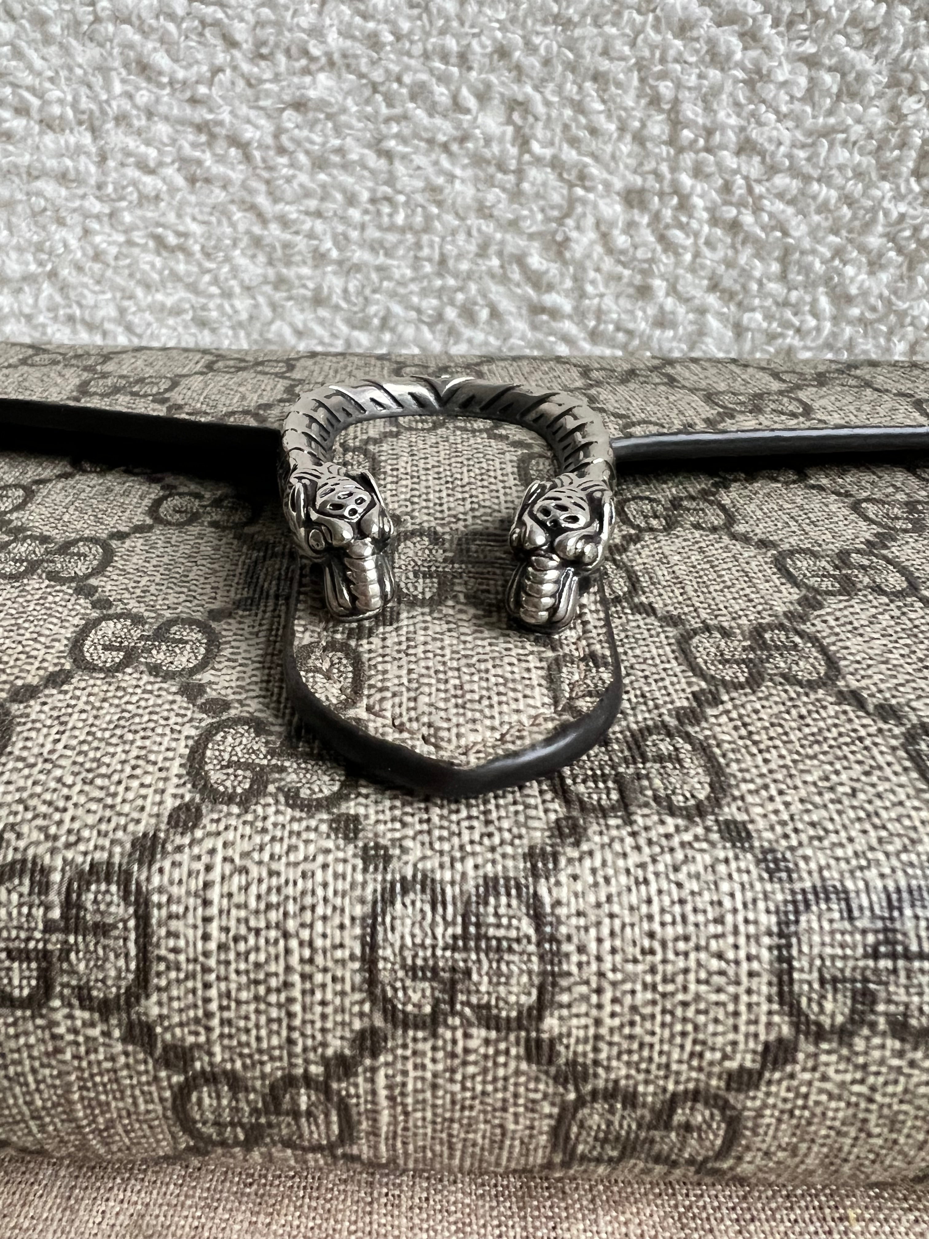 Gucci Dionysus GG Supreme Chain Wallet (RRP £1400)
