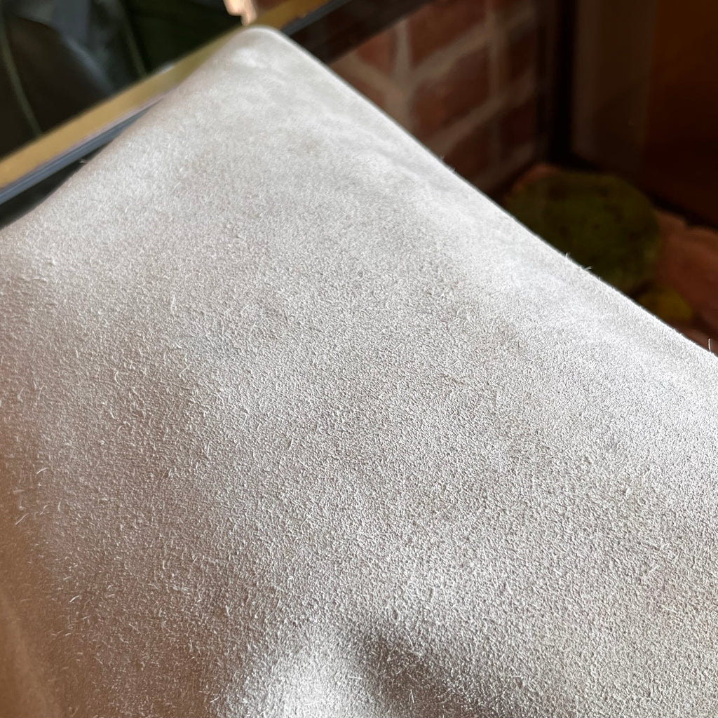 LOEWE Anagram Gray Suede Tote