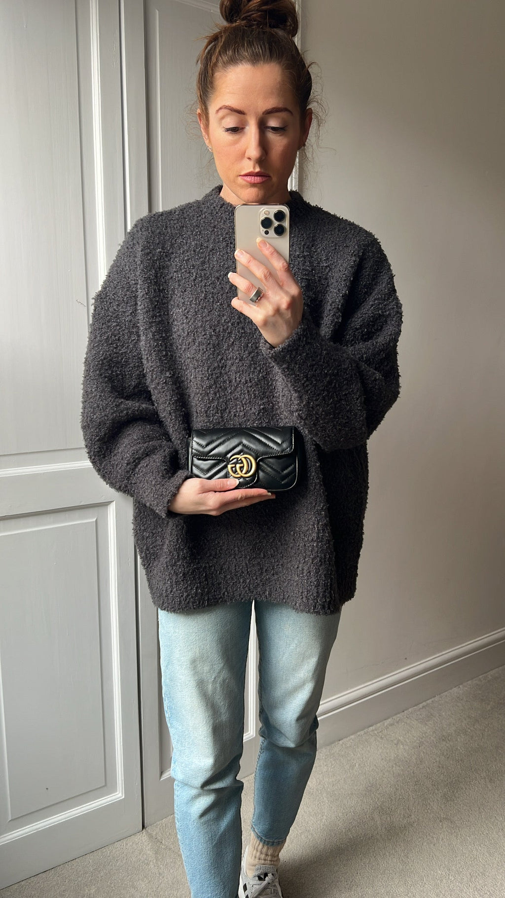 Gucci GG Black Marmont Super Mini Shoulder Bag (RRP £985)