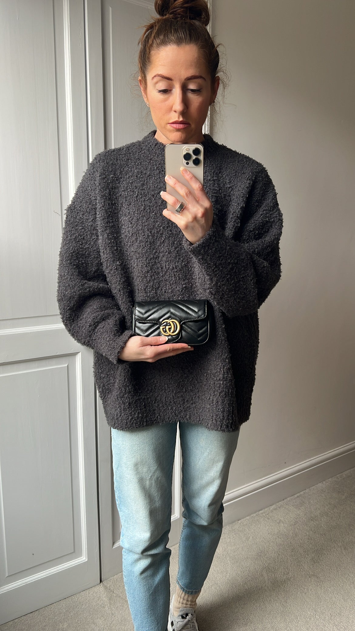 Gucci GG Black Marmont Super Mini Shoulder Bag (RRP £985)