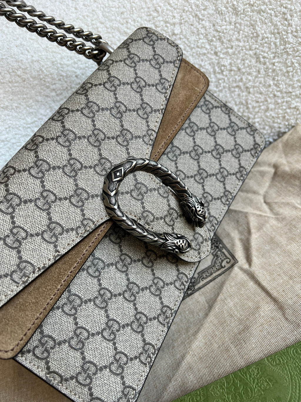 Gucci Dionysus GG Supreme Small Shoulder Bag (RRP £2,280)