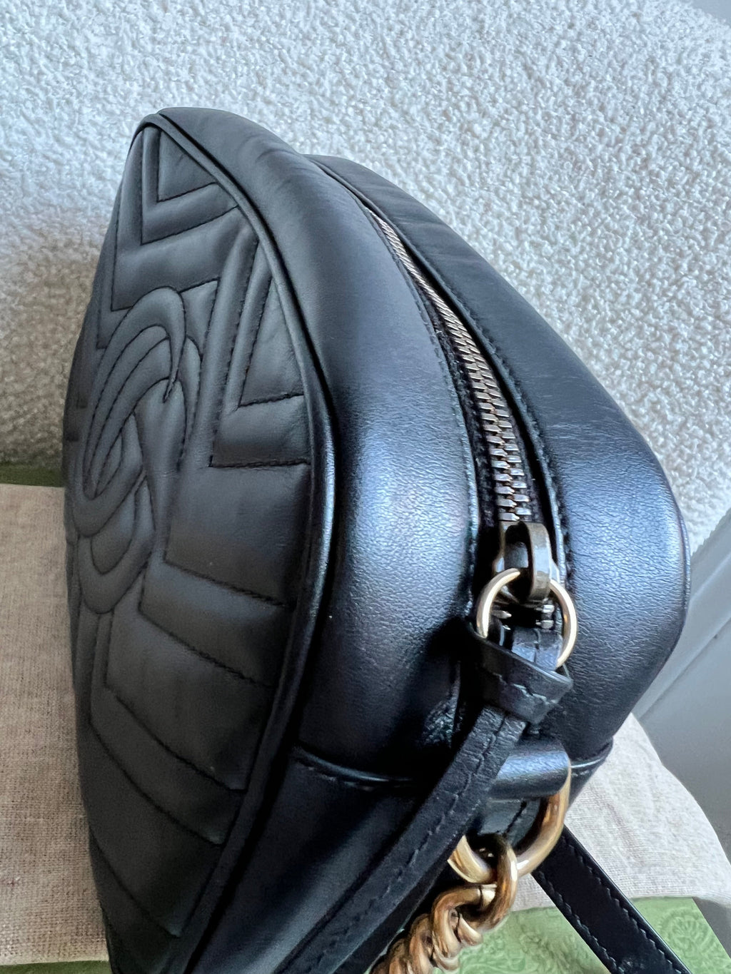 Gucci GG Black Marmont Small Shoulder Bag (RRP £1440)