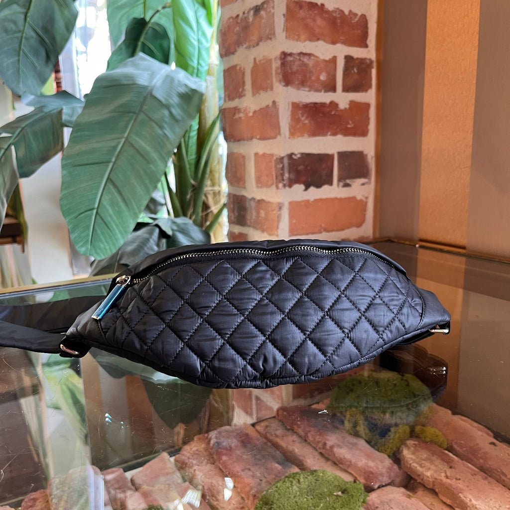 CHANEL Black Nylon Belt Bag