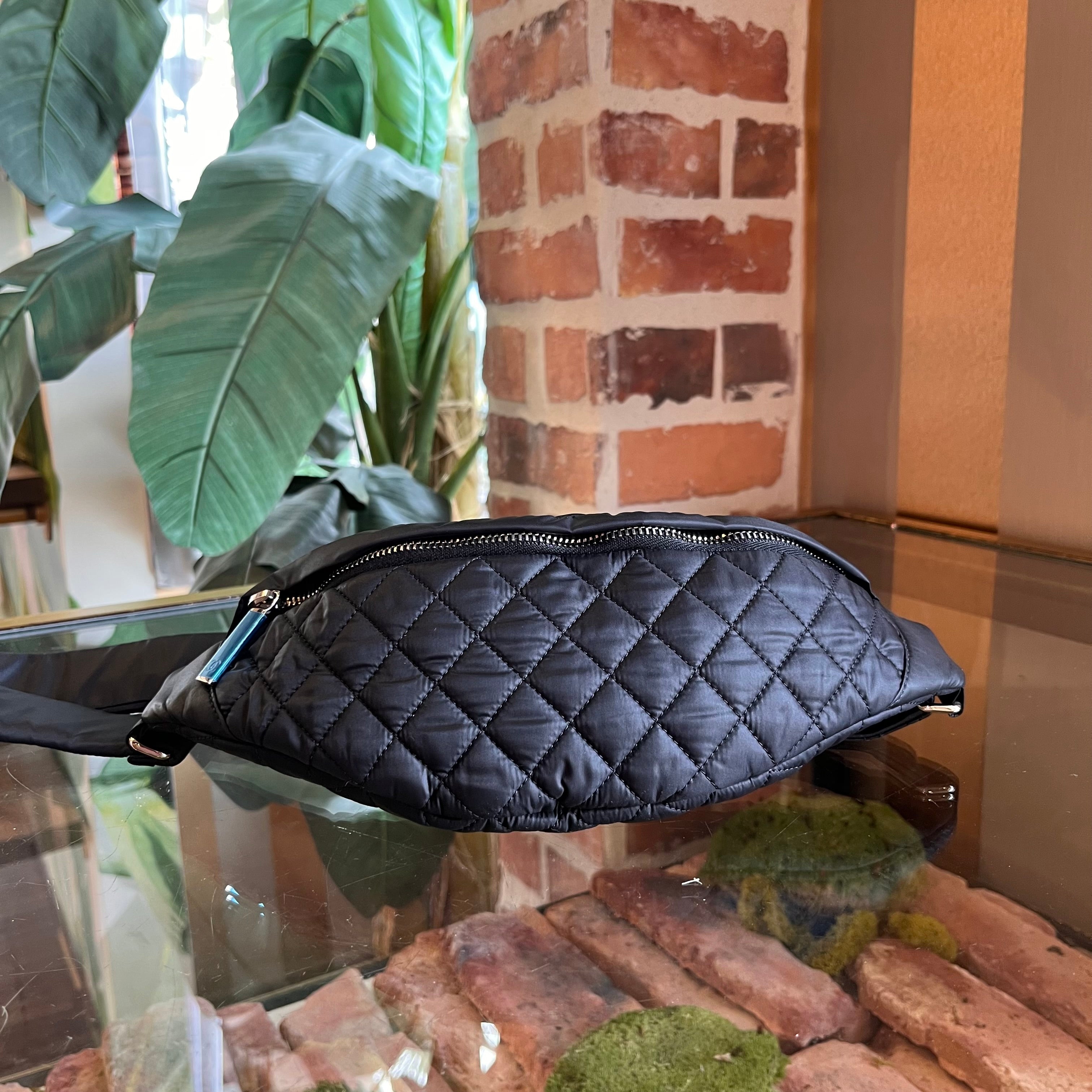 CHANEL Black Nylon Belt Bag
