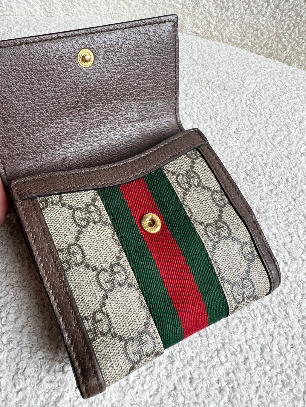 Gucci Ophidia Supreme French Small Wallet Purse