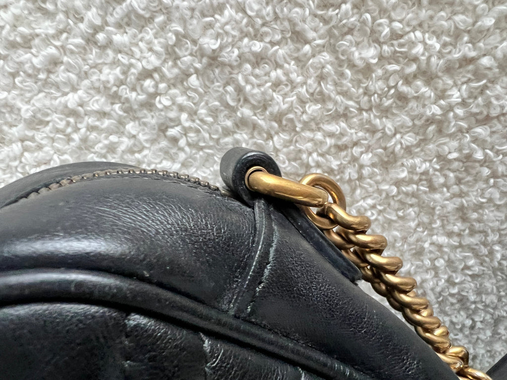 Gucci GG Black Marmont Small Shoulder Bag (RRP £1440)