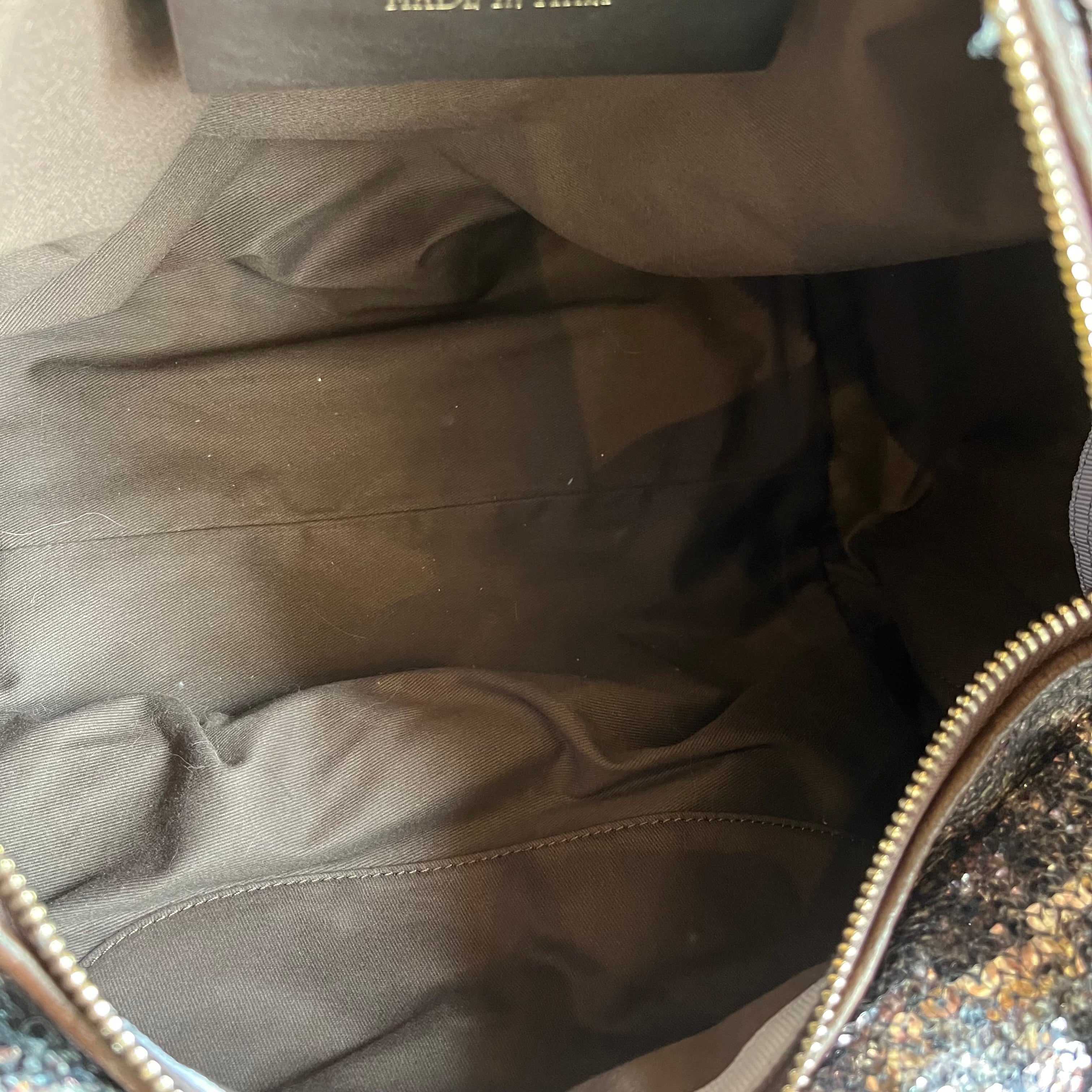 JIMMY CHOO Multicolor Sequin Python Hobo