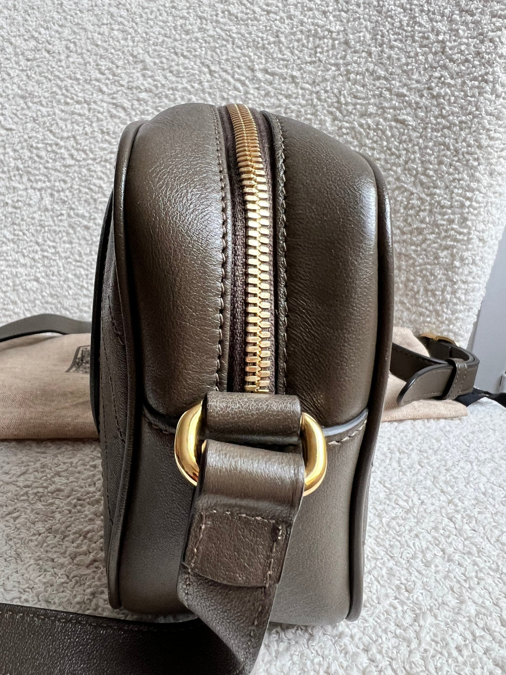 Gucci Khaki Small Blondie Shoulder Bag (RRP £1380)
