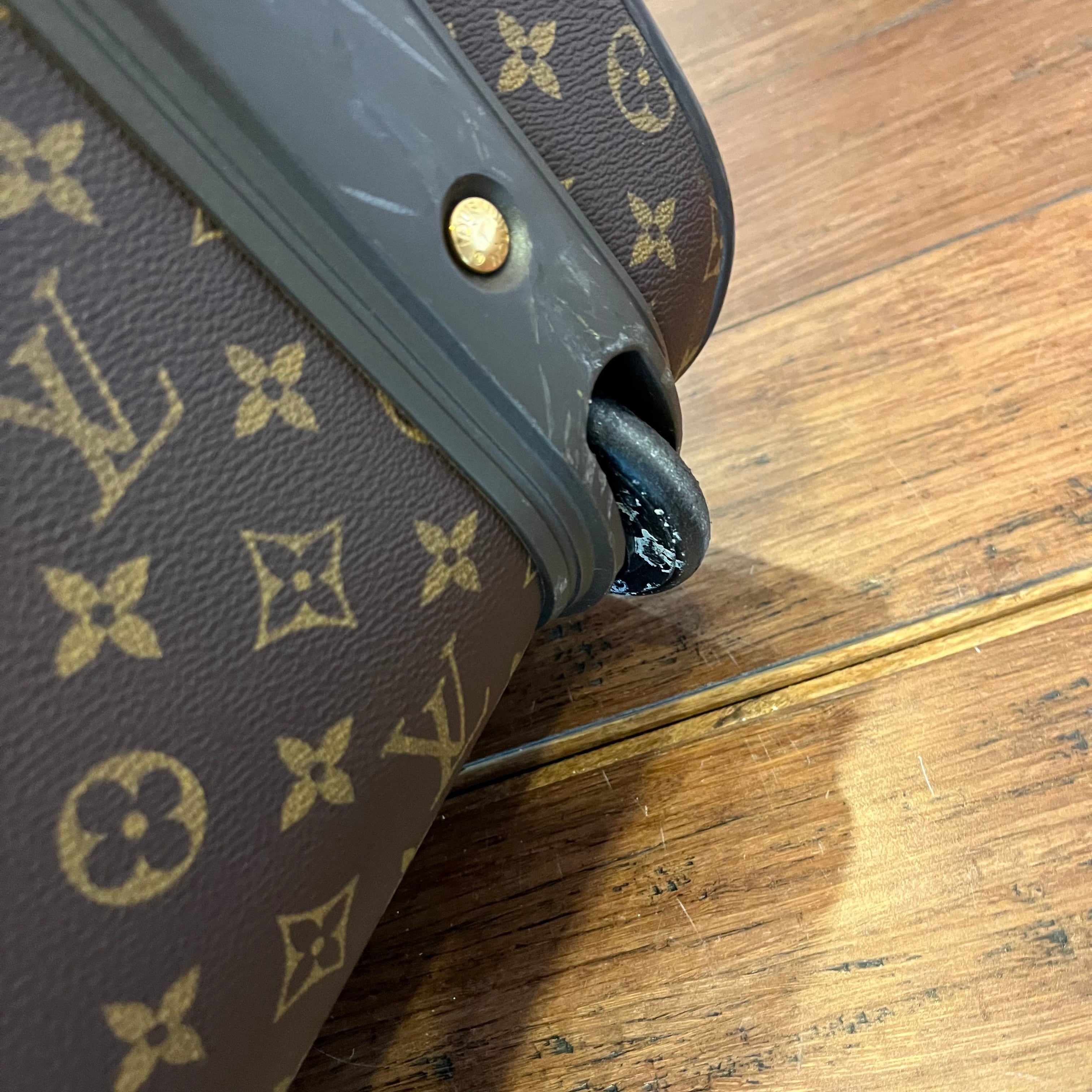 LOUIS VUITTON Pégase 45 Brown Monogram Canvas Rolling Luggage