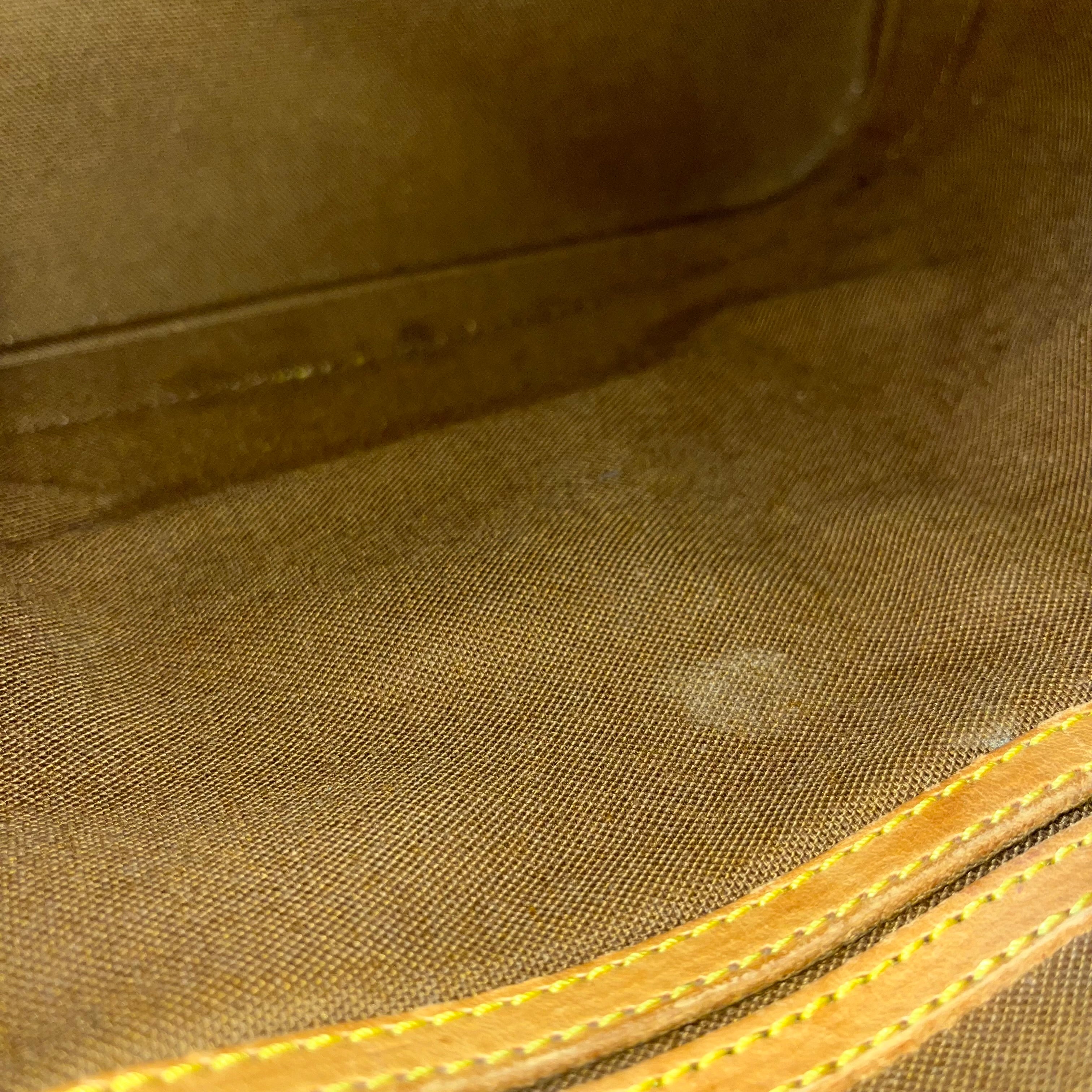 LOUIS VUITTON Vintage Alma PM Brown Monogram Canvas Top Handle