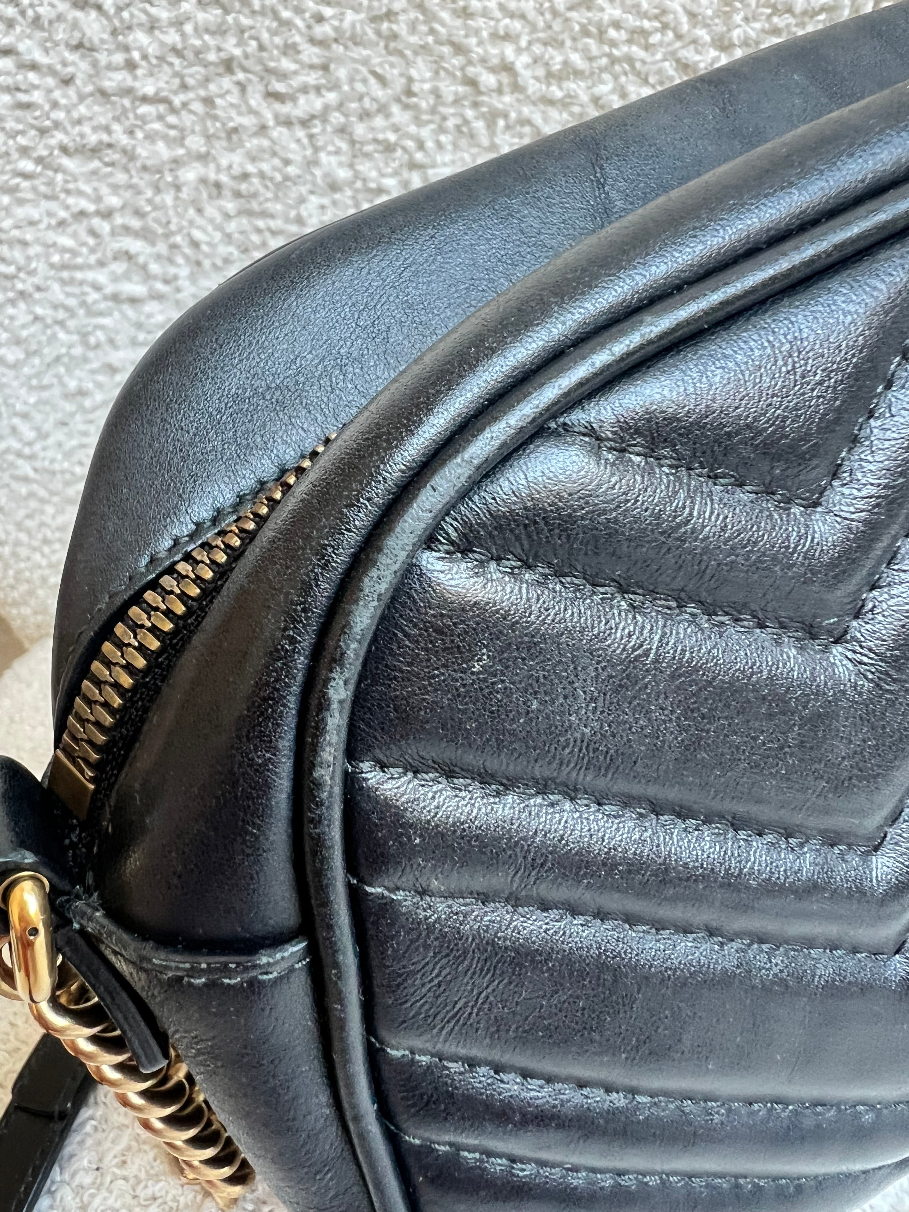 Gucci GG Black Marmont Small Shoulder Bag (RRP £1440)