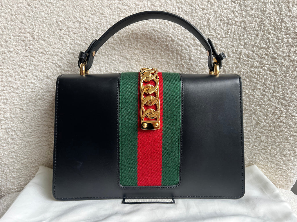 Gucci Navy Blue Sylvie Small Bag (RRP £1,920)