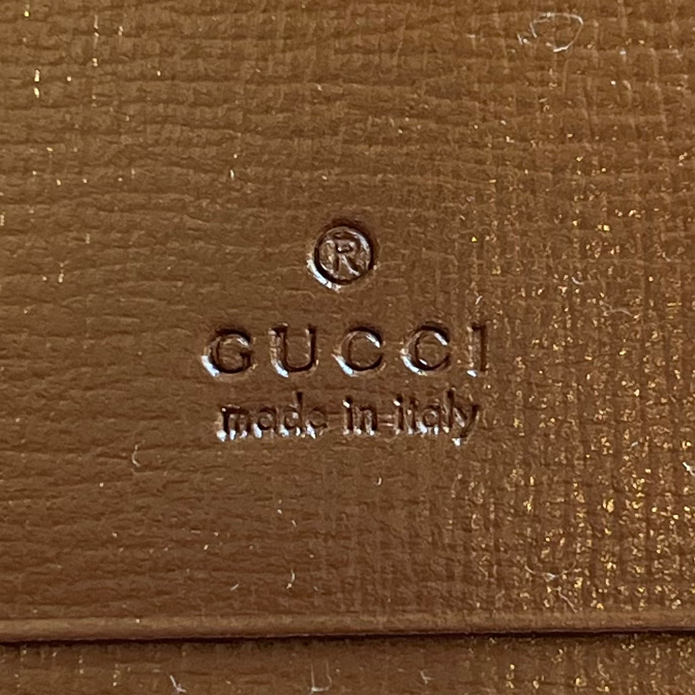 GUCCI GG Supreme Coated Canvas Piston Lock Ophidia Wallet