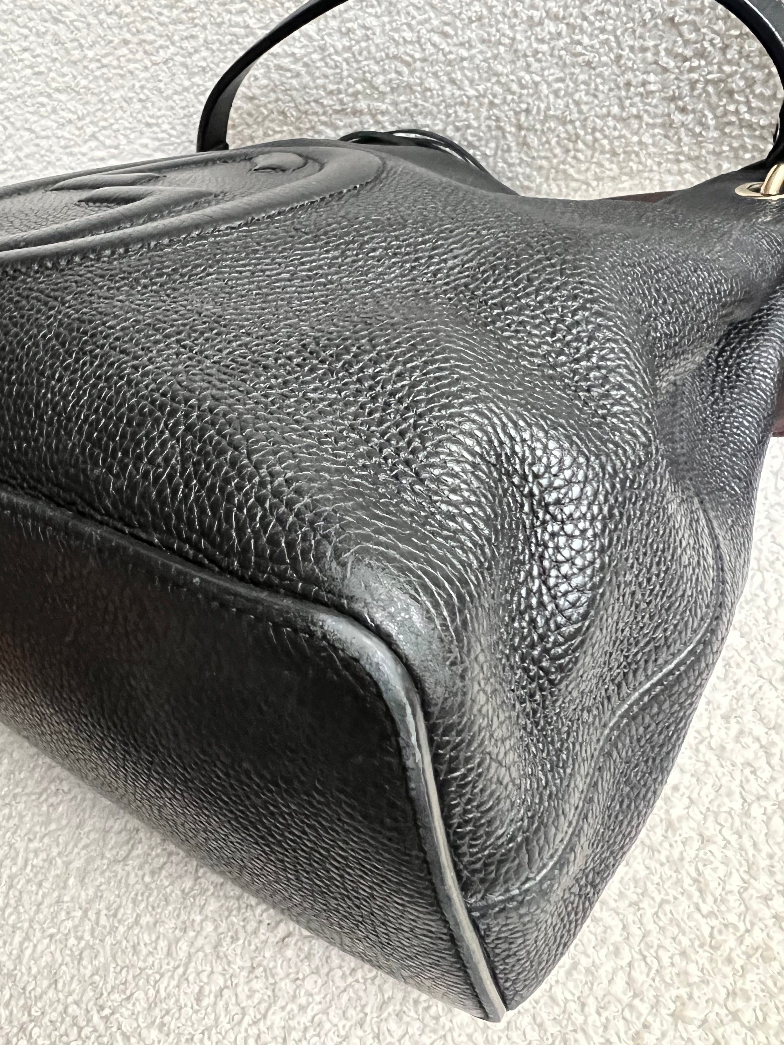 Gucci Soho Large Hobo in Black Pebbled Calfskin