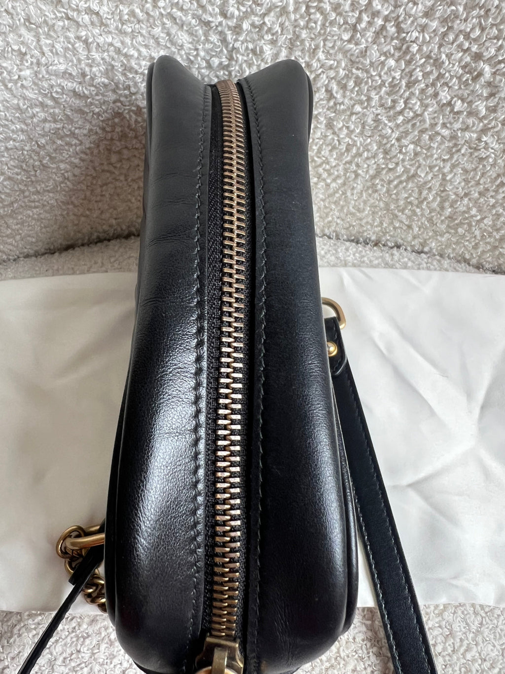 Gucci GG Black Marmont Mini Shoulder Bag (RRP £1,360)