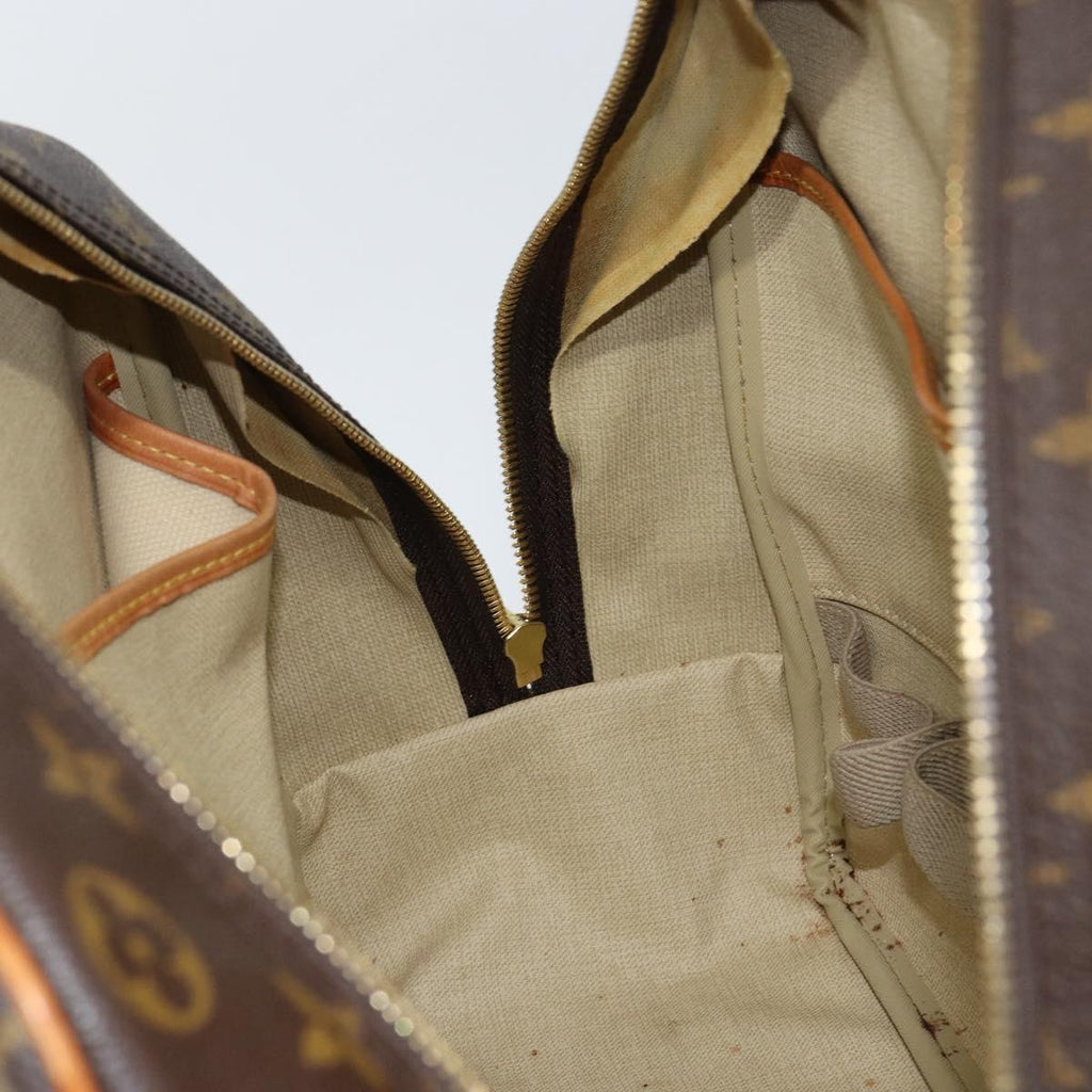 Louis Vuitton Deauville Handbag Monogram Canvas Brown Canvas Handbag (Pre-Owned)