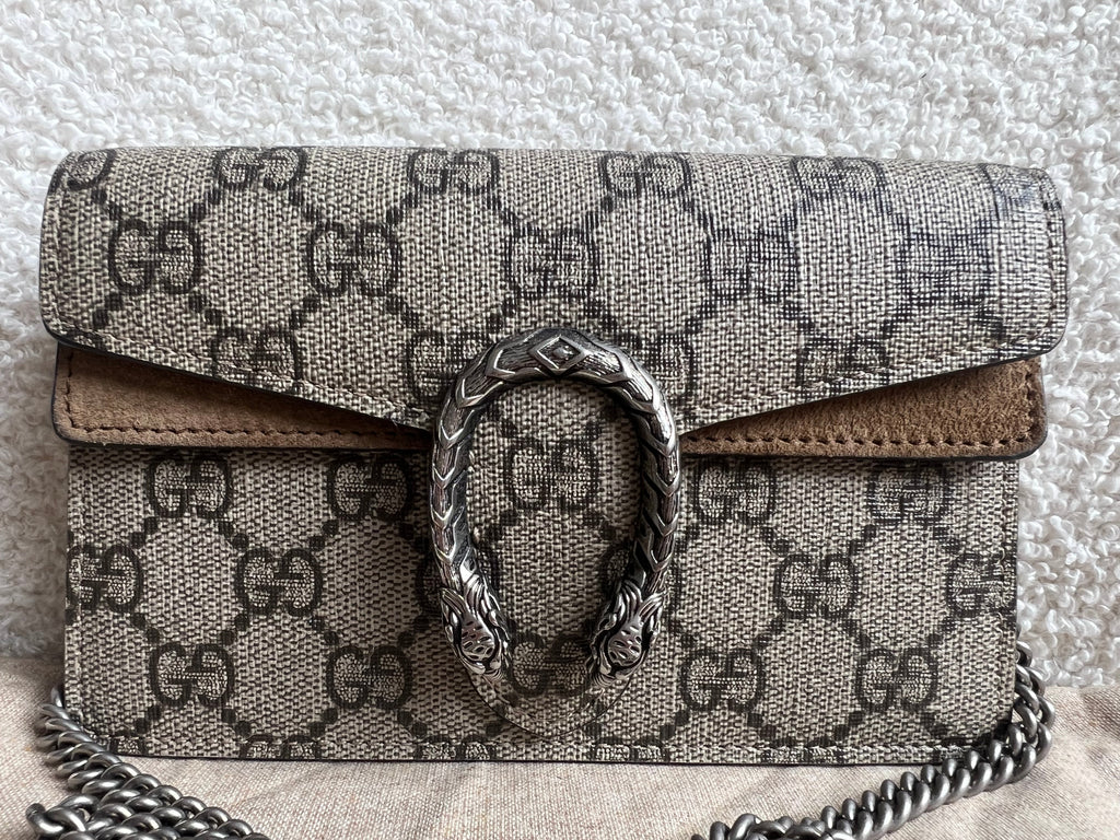 Gucci Dionysus GG Supreme Super Mini Shoulder Bag (RRP £890)