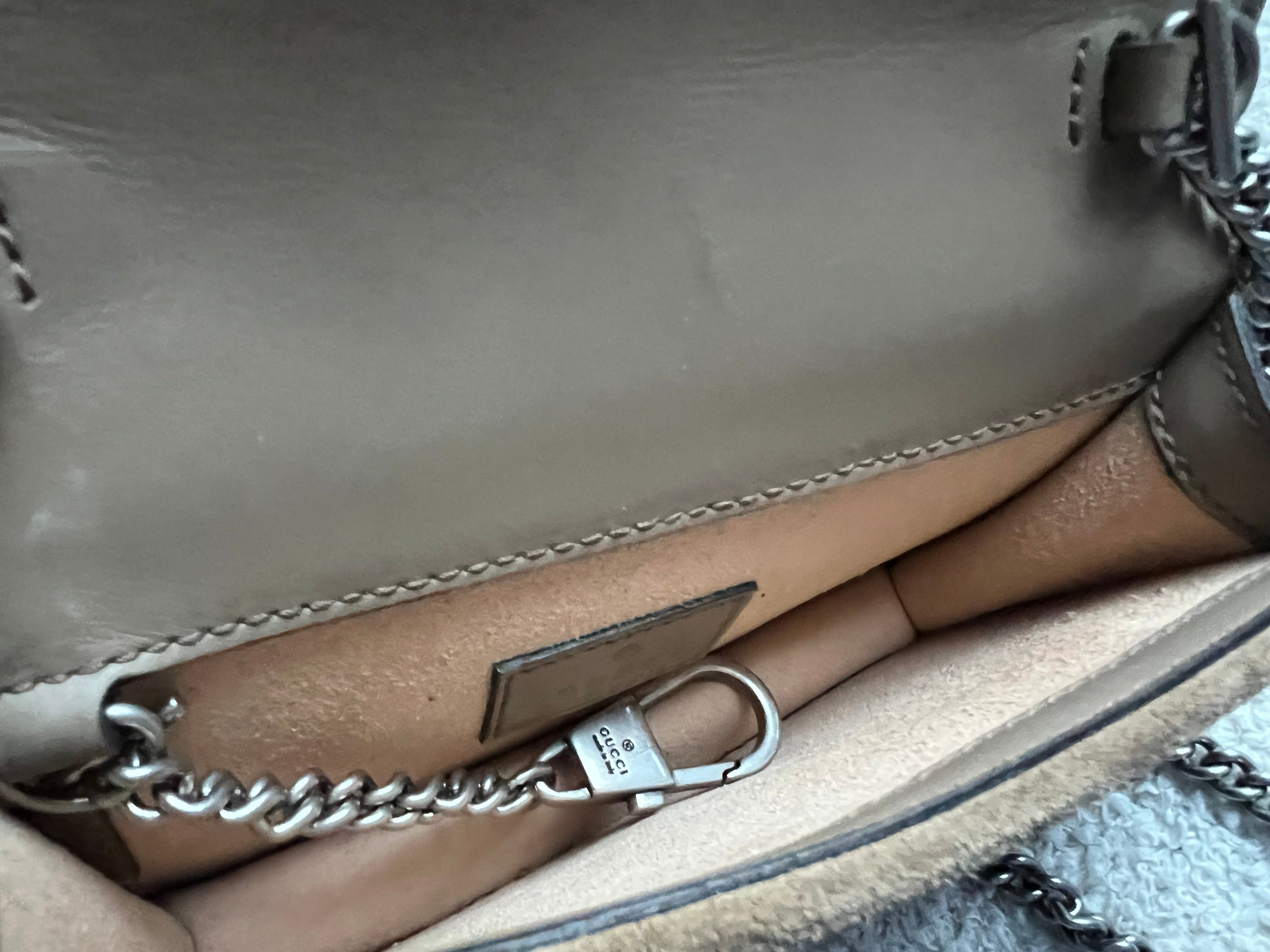 Gucci Dionysus GG Supreme Super Mini Shoulder Bag (RRP £890)