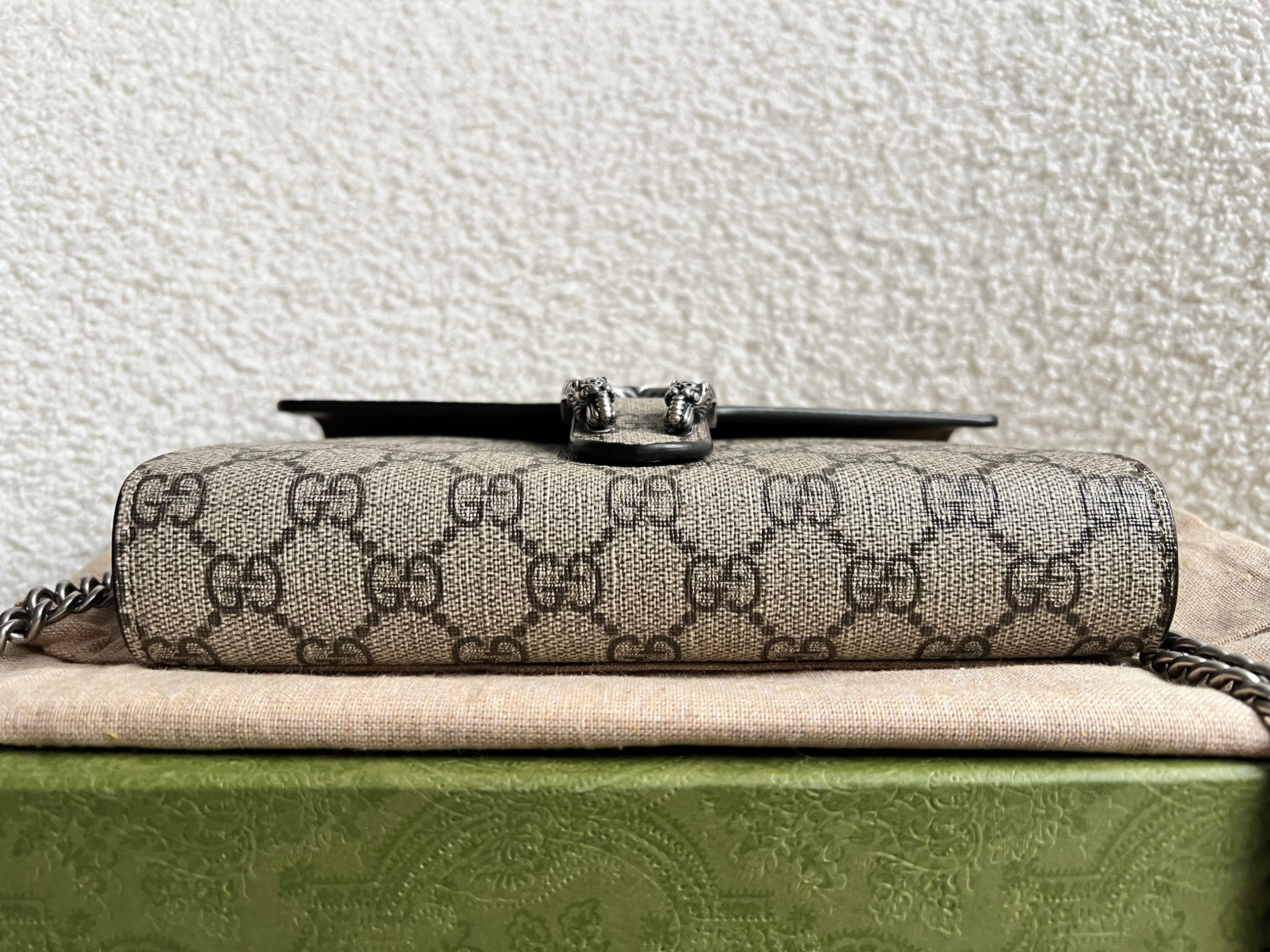 Gucci Dionysus GG Supreme Chain Wallet (RRP £1400)
