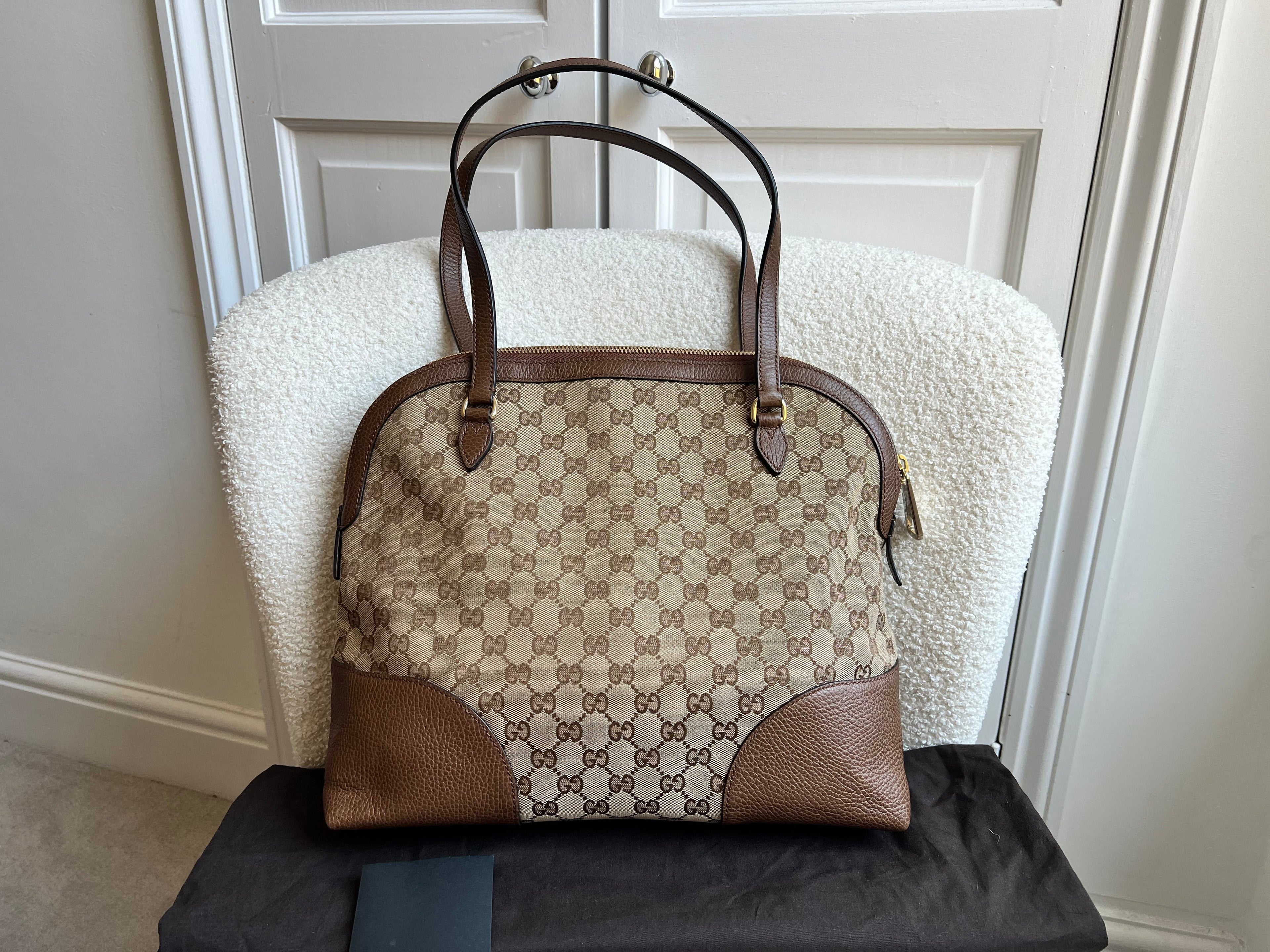 Gucci GG Bree Canvas Shoulder Bag