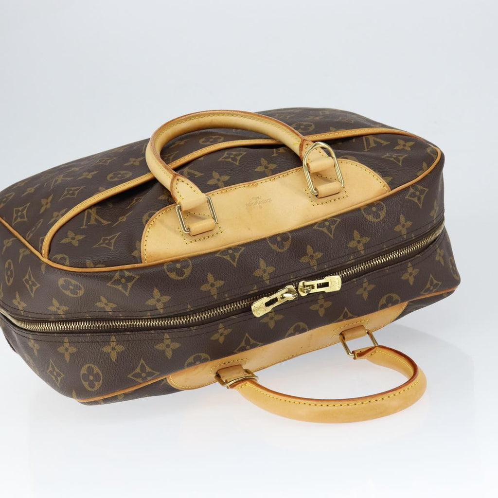 Louis Vuitton Deauville Handbag Monogram Canvas Brown Canvas Handbag (Pre-Owned)