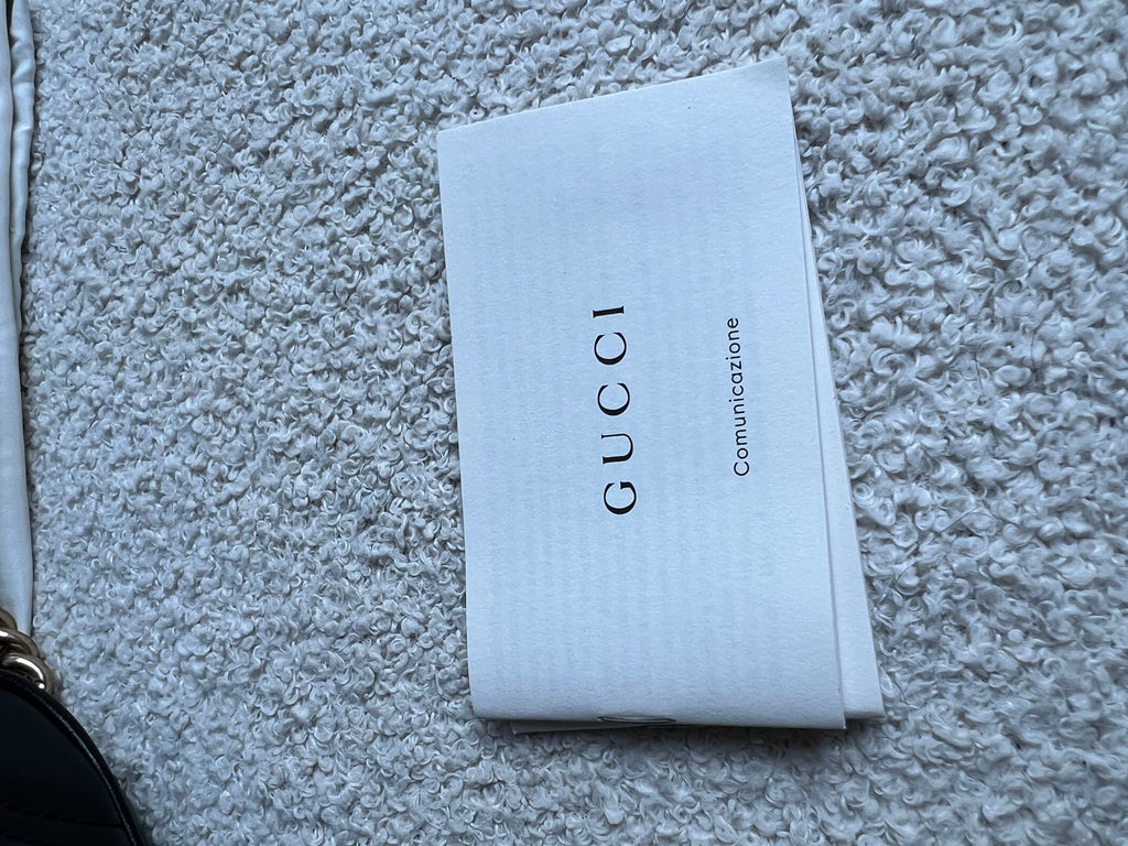 Gucci GG Black Marmont Small Shoulder Bag (RRP £2070)