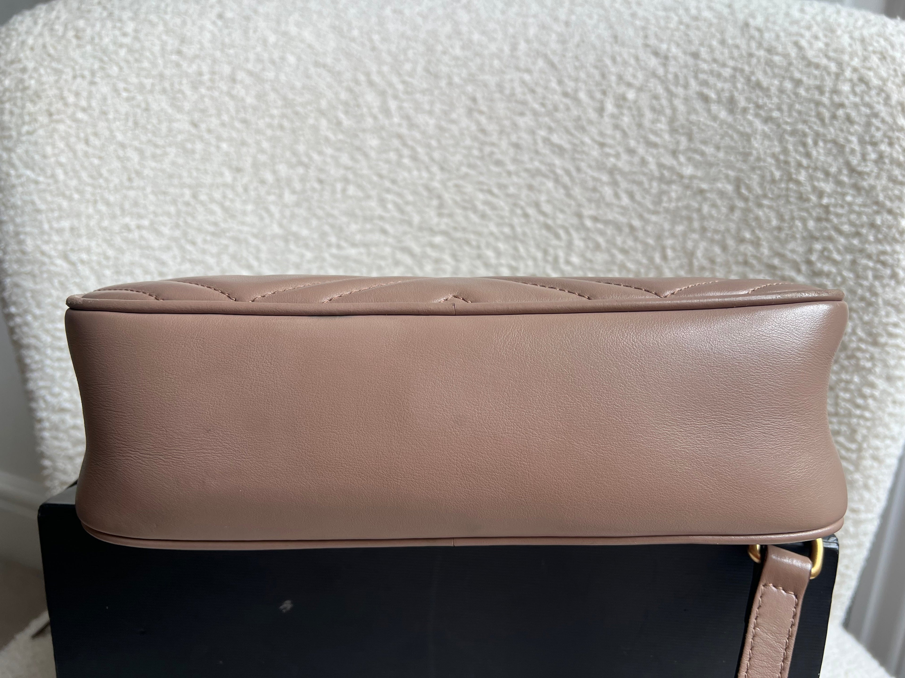 Gucci GG Marmont Dusty Pink Small Shoulder Bag (RRP £1440)