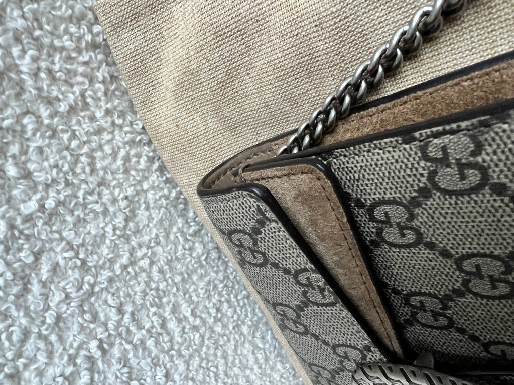 Gucci Dionysus GG Supreme Super Mini Shoulder Bag (RRP £890)