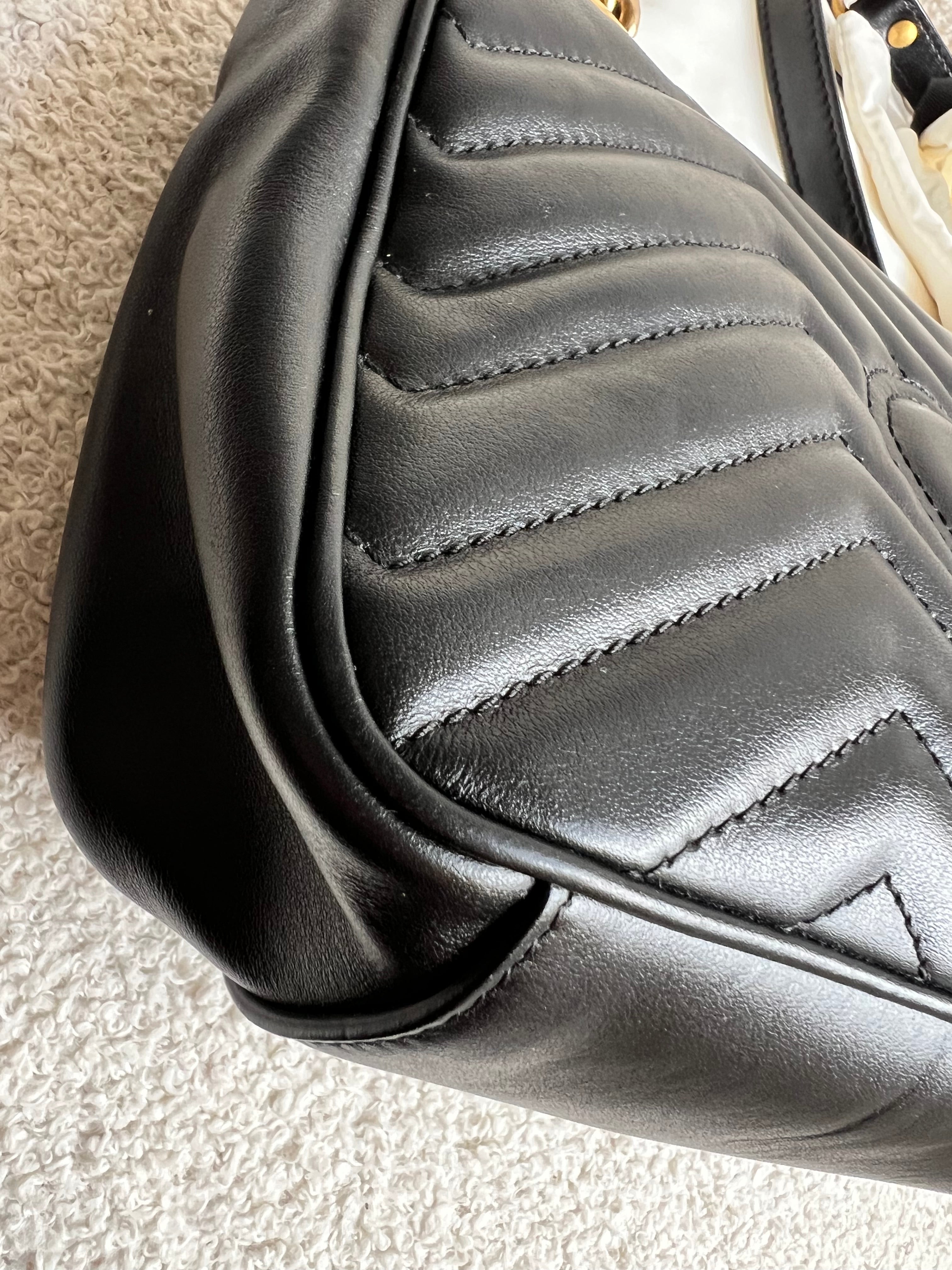 Gucci GG Black Marmont Small Shoulder Bag (RRP £2070)